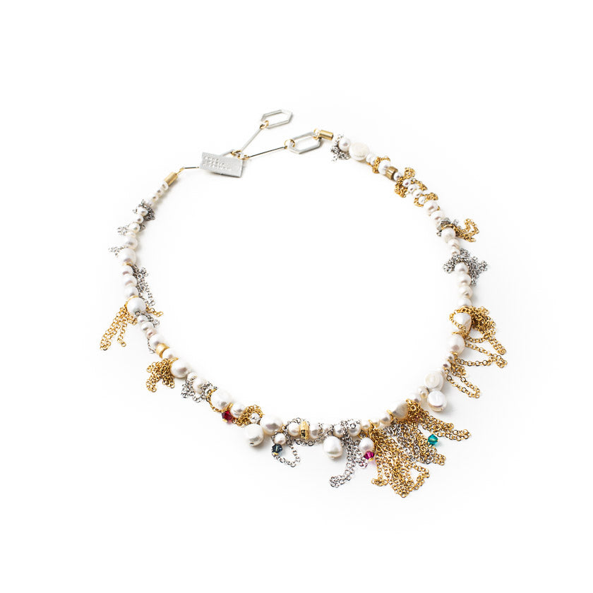 Trixi two-tone necklace