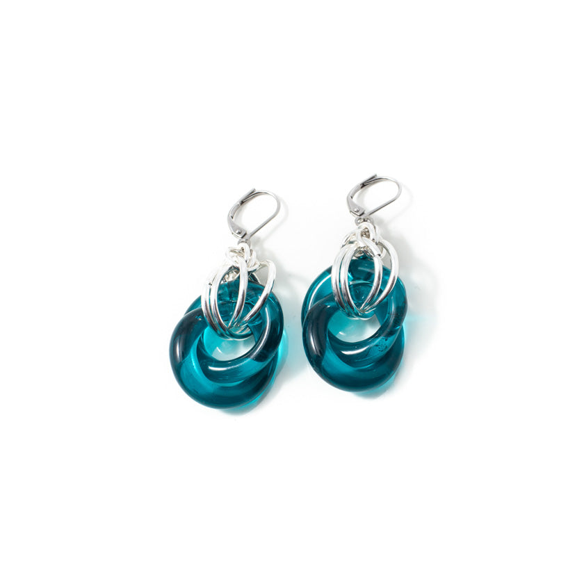 Boucles d'oreilles Sela Argent