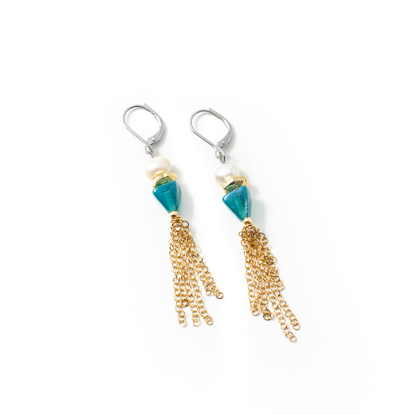 Boucles d'oreilles Lokel Deux tons