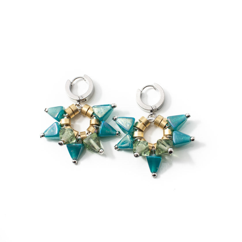 Boucles d'oreilles Yanna Deux tons