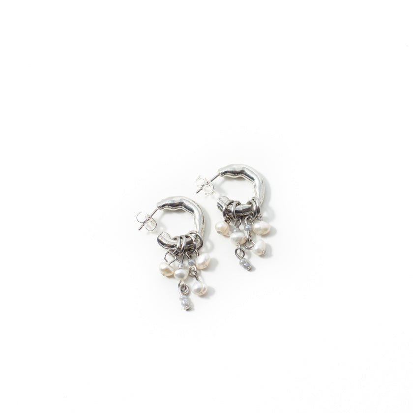 Boucles d'oreilles Lyona Argent