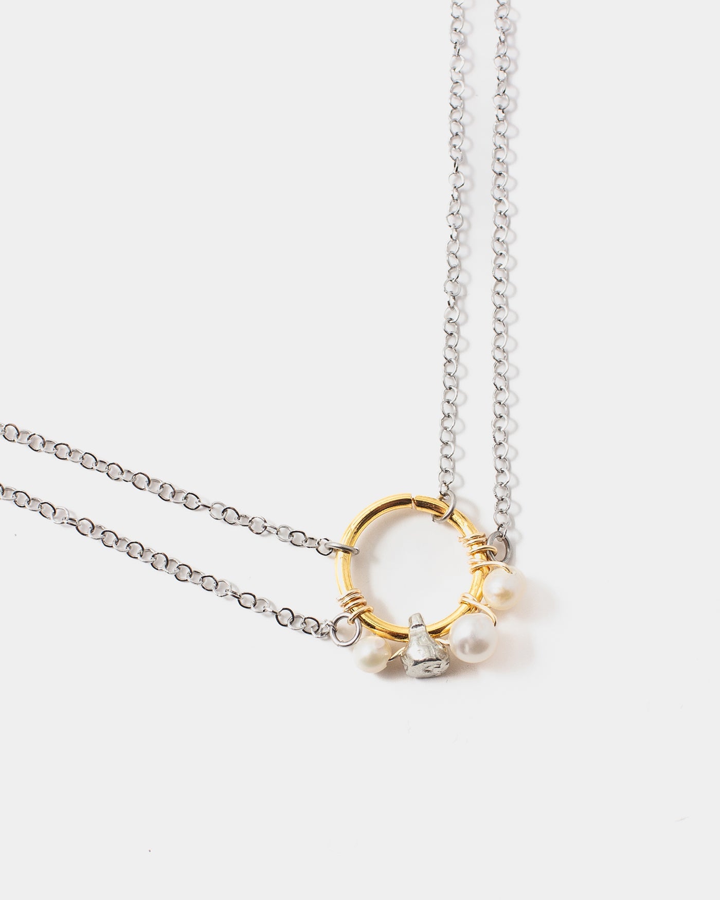 Collier Constance Deux tons