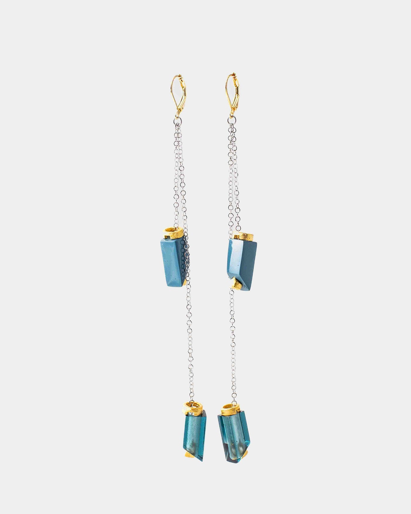 Boucles d'oreilles Sylvana Deux tons