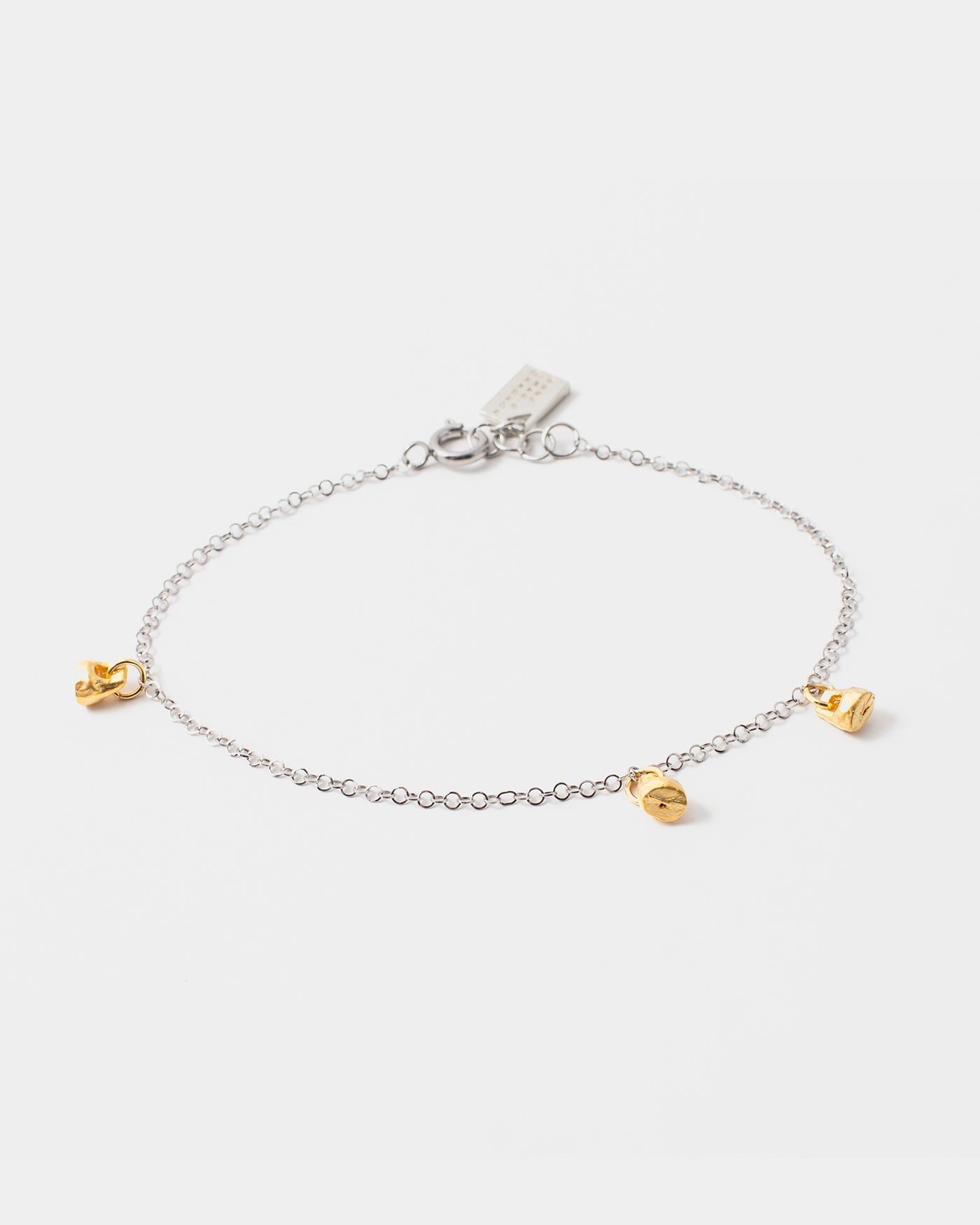 Bracelet de cheville Amélie Deux tons