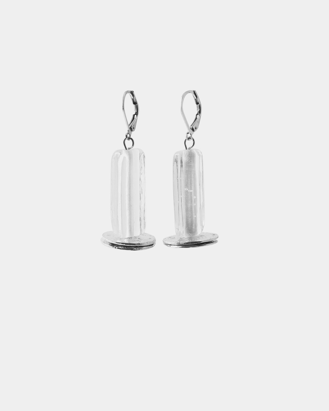 Boucles d'oreilles Léonard Argent