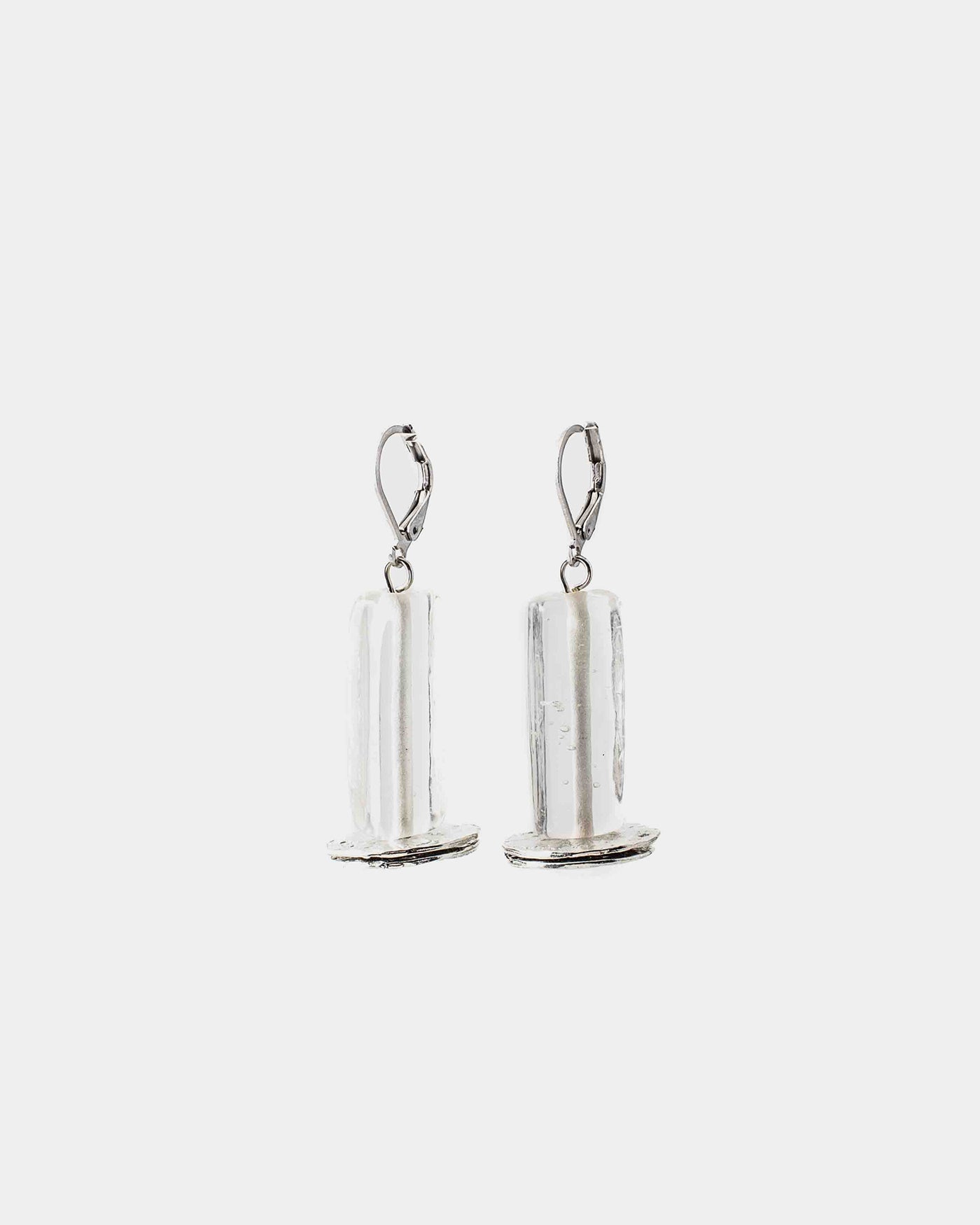Boucles d'oreilles Léonard Argent