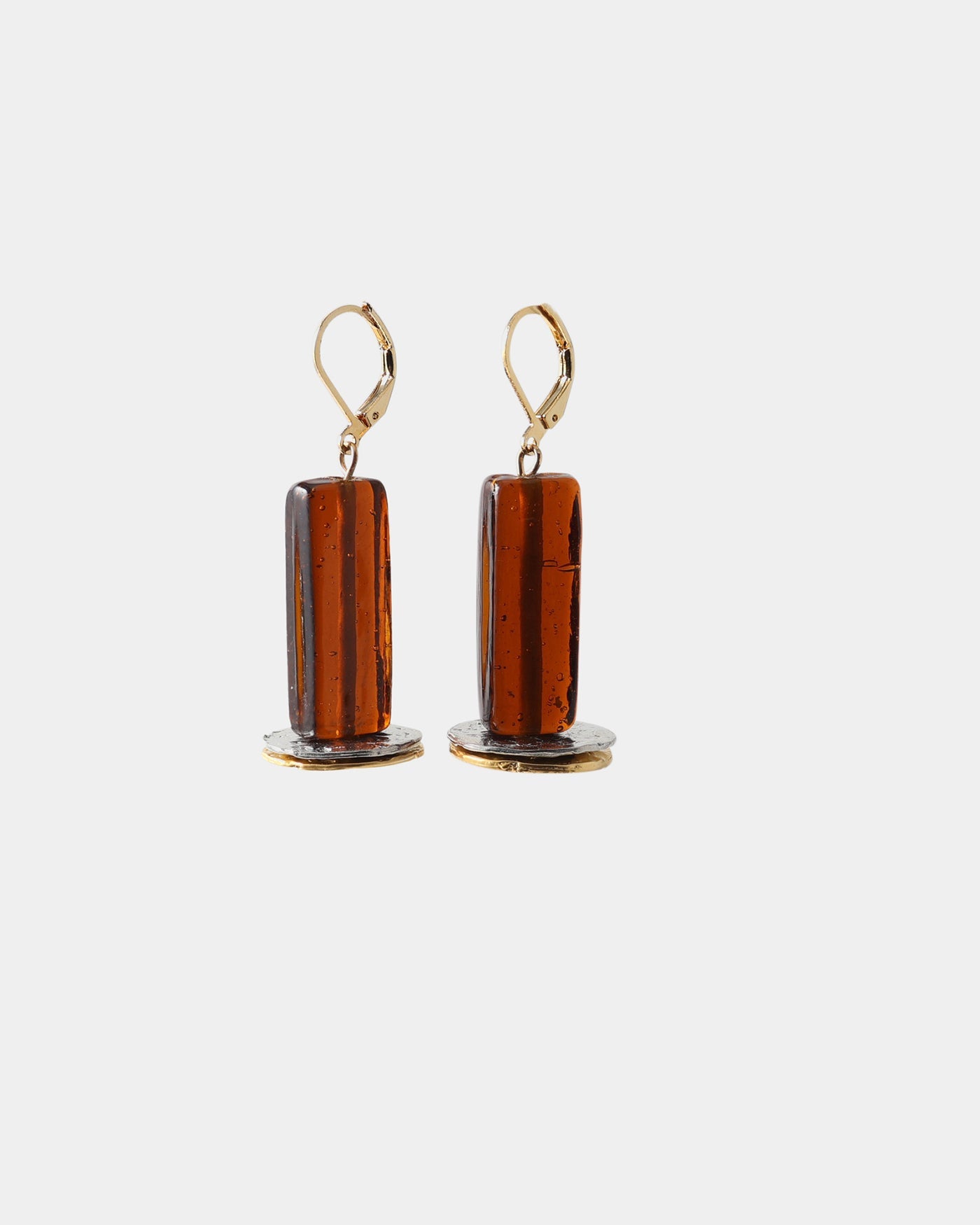 Boucles d'oreilles Léonard Deux tons