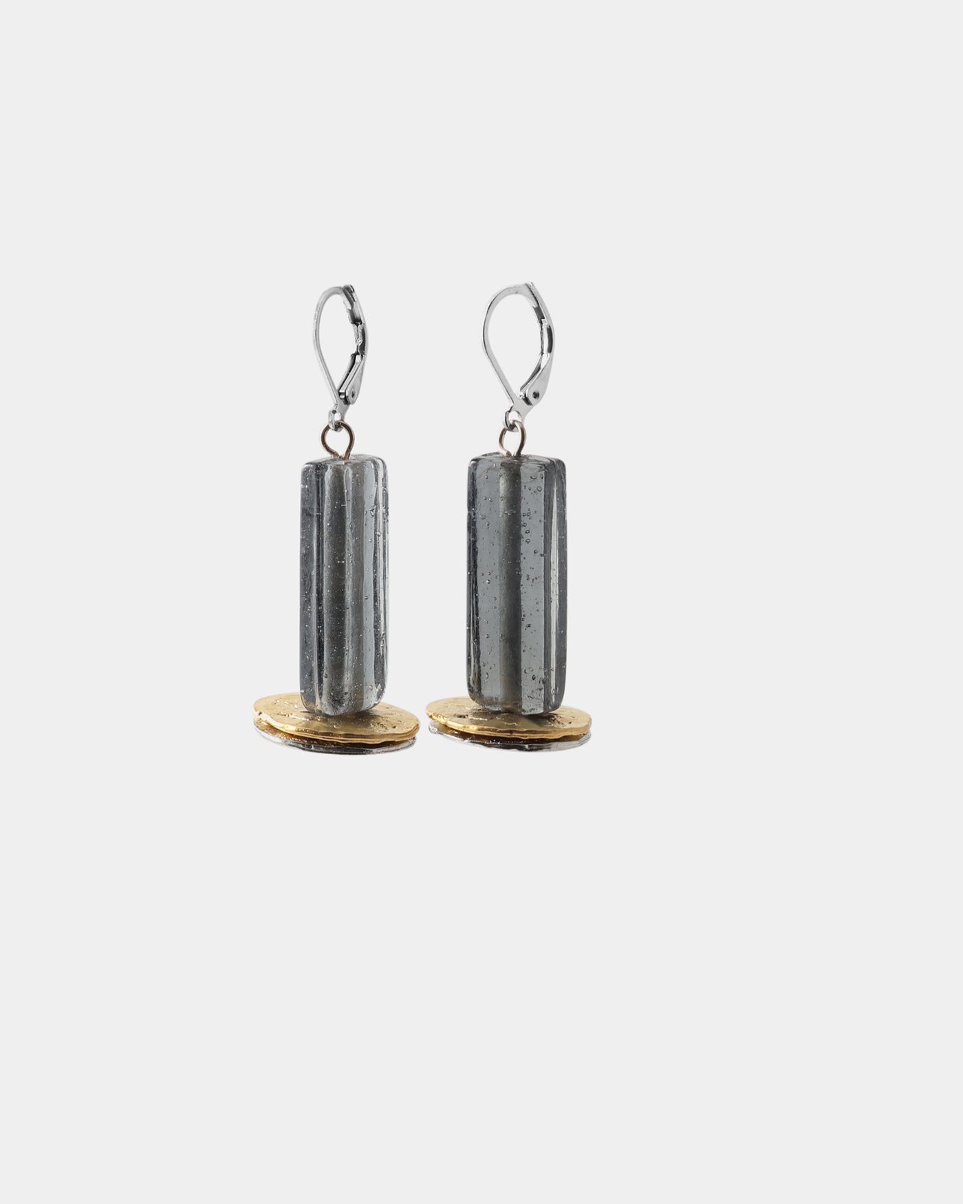 Boucles d'oreilles Léonard Deux tons