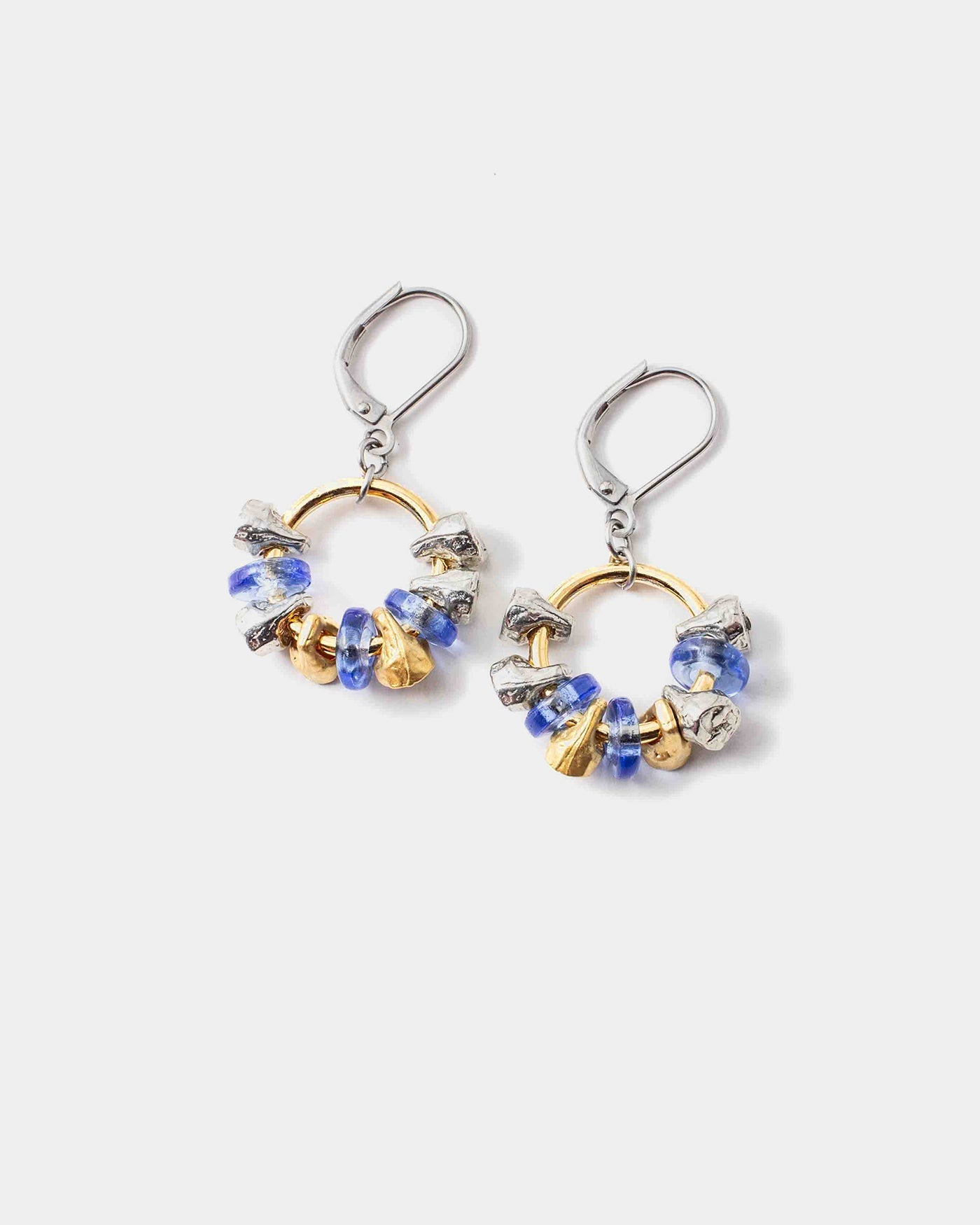 Boucles d'oreilles Paulina Deux tons