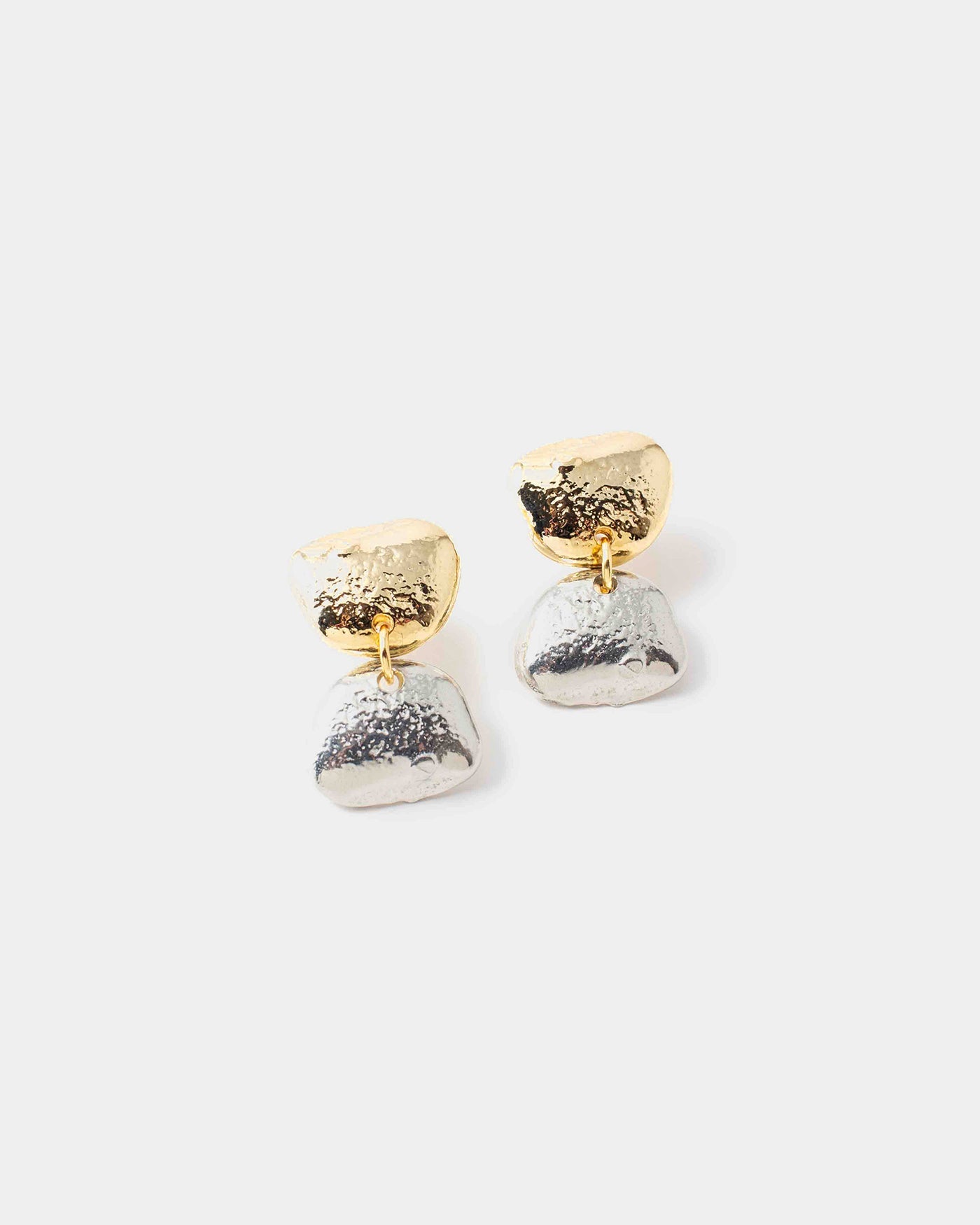 Boucles d'oreilles Jenna Deux tons
