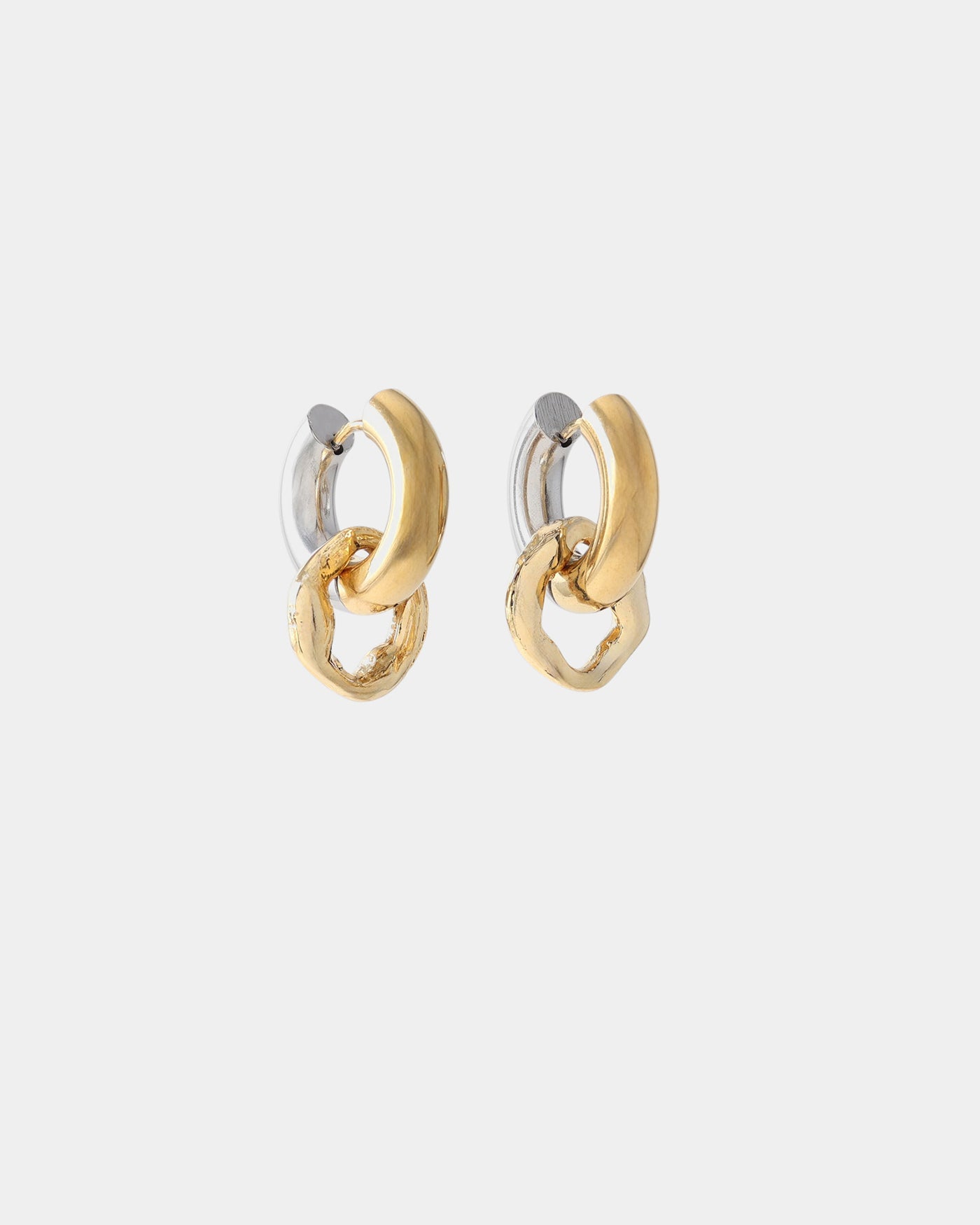 Boucles d'oreilles Edouard Deux tons