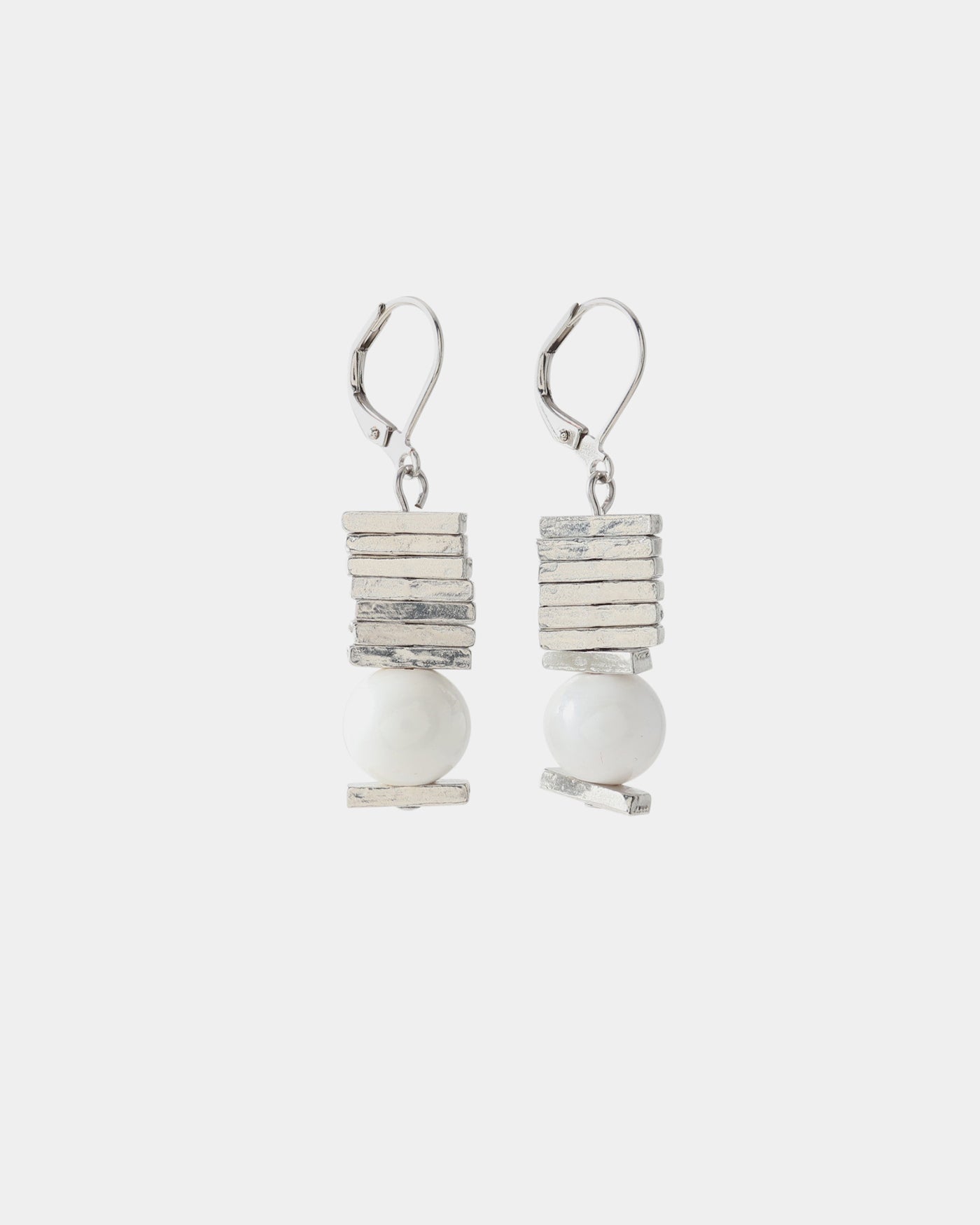 Boucles d'oreilles Morris Argent