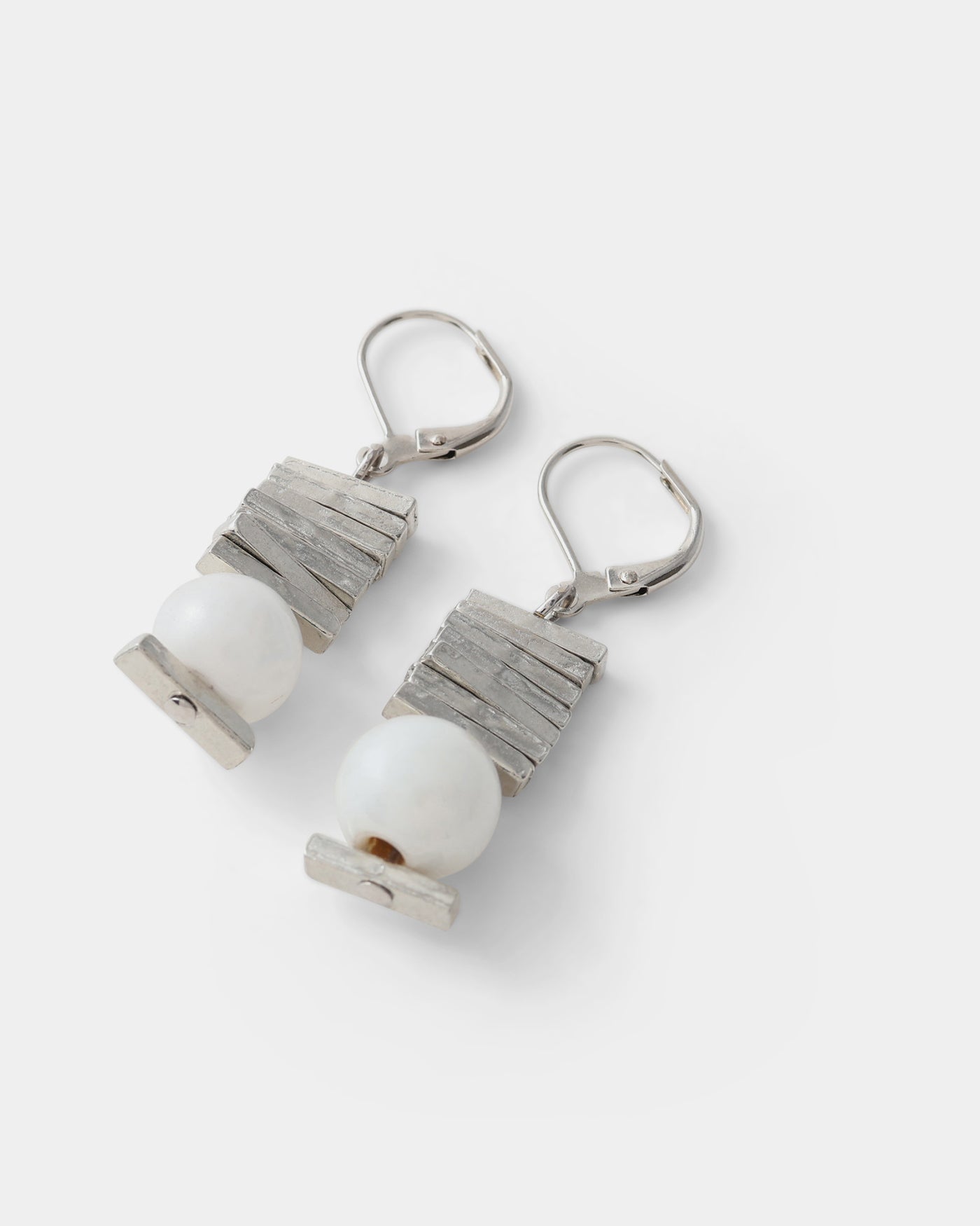 Boucles d'oreilles Morris Argent