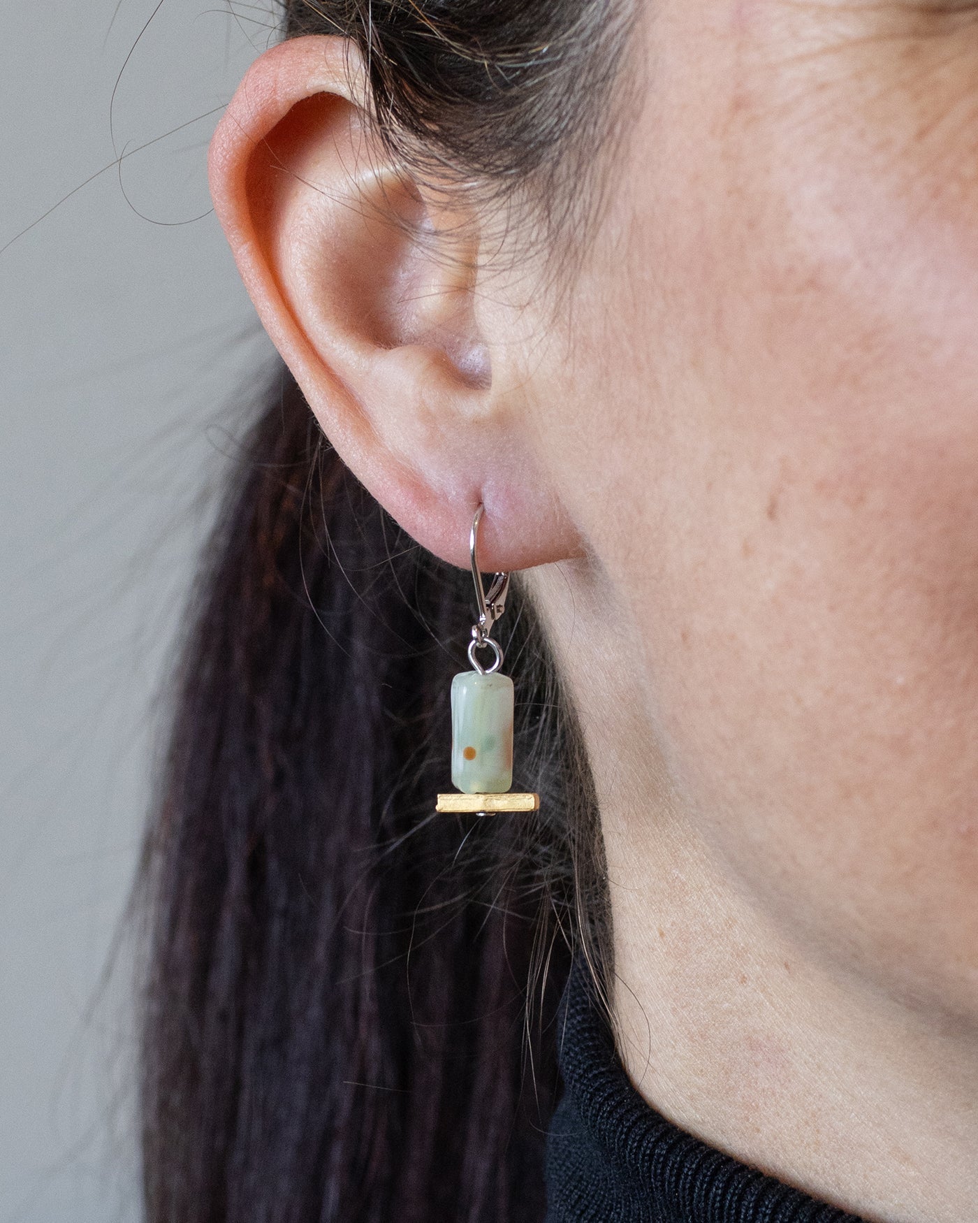 Boucles d'oreilles Clément Deux tons