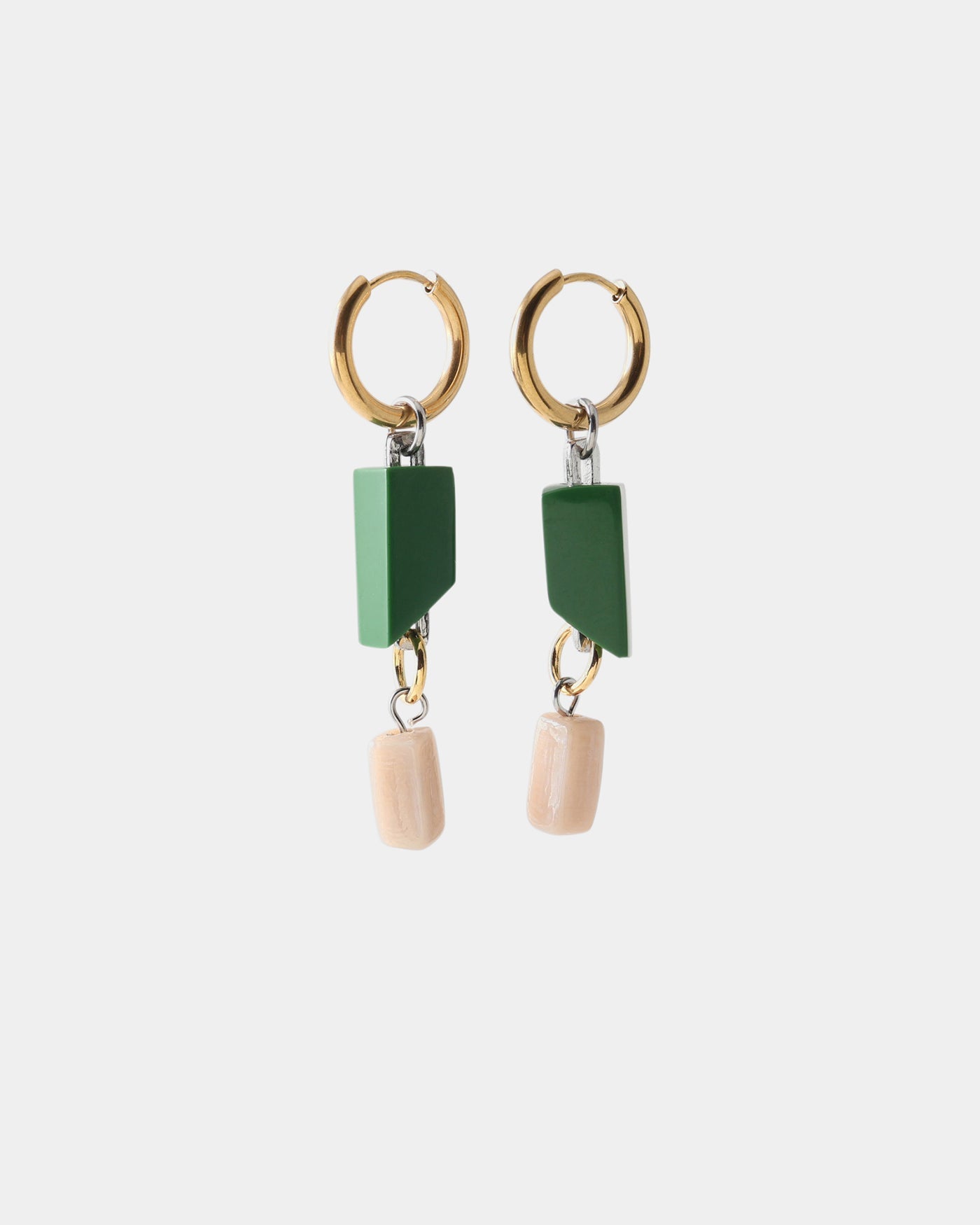 Boucles d'oreilles Landon Deux tons