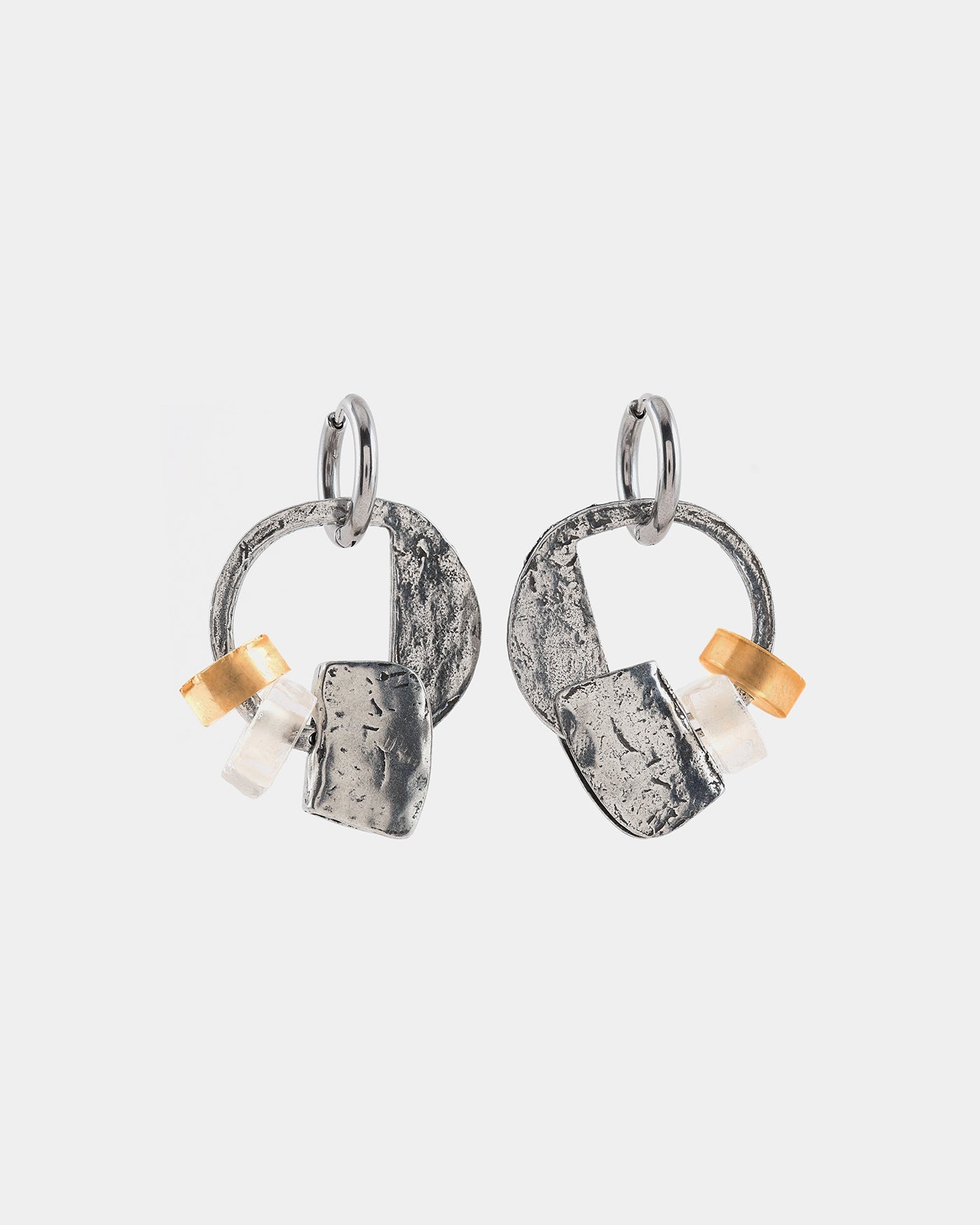 Scorpius silver earrings
