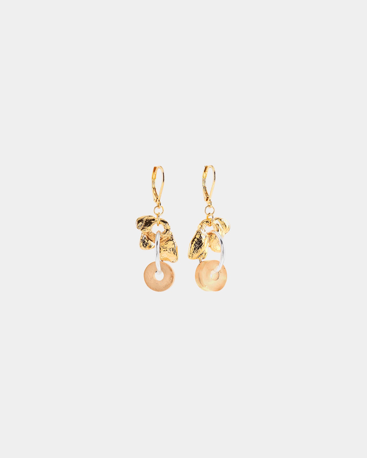 Felis two-tone earrings