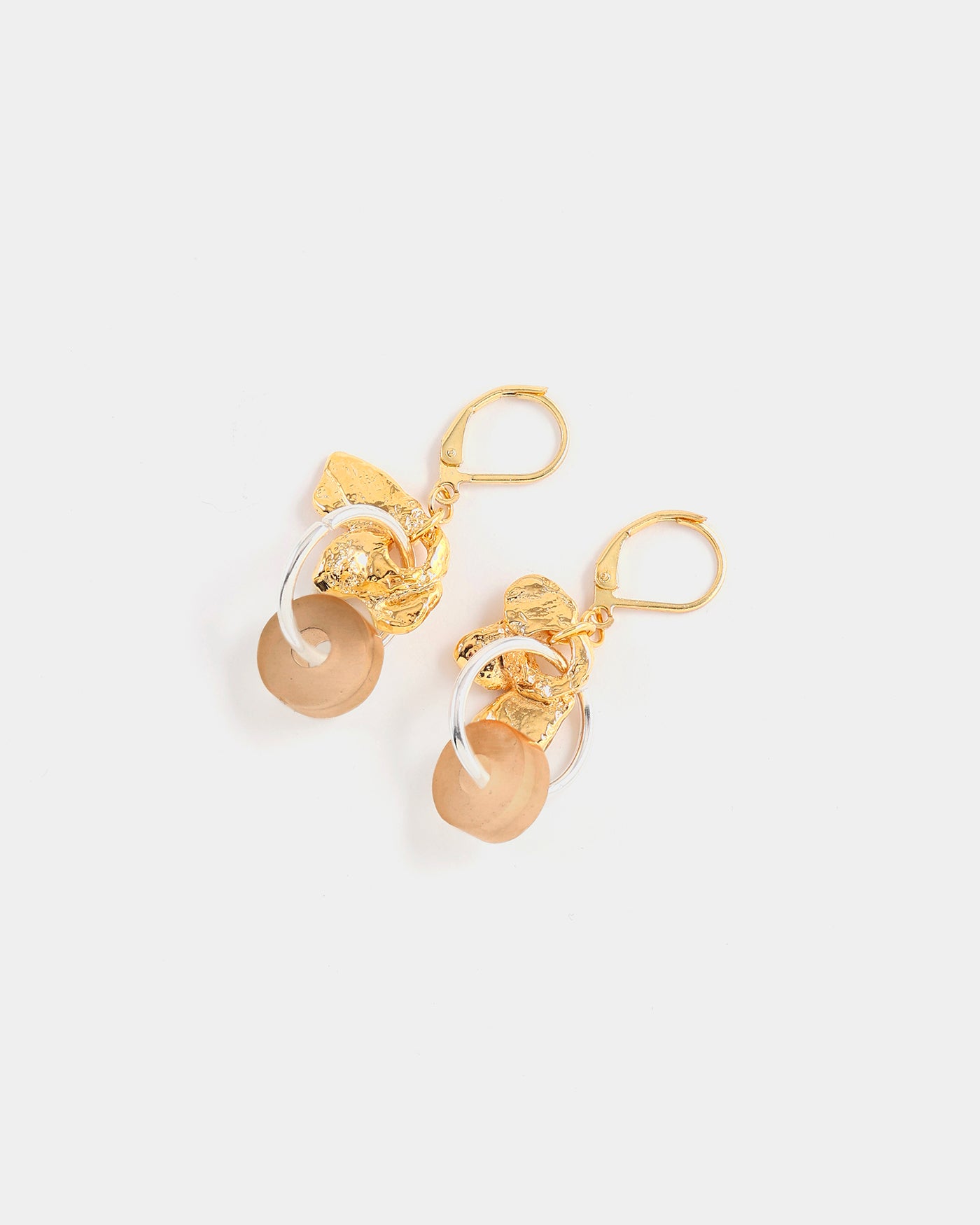 Felis two-tone earrings