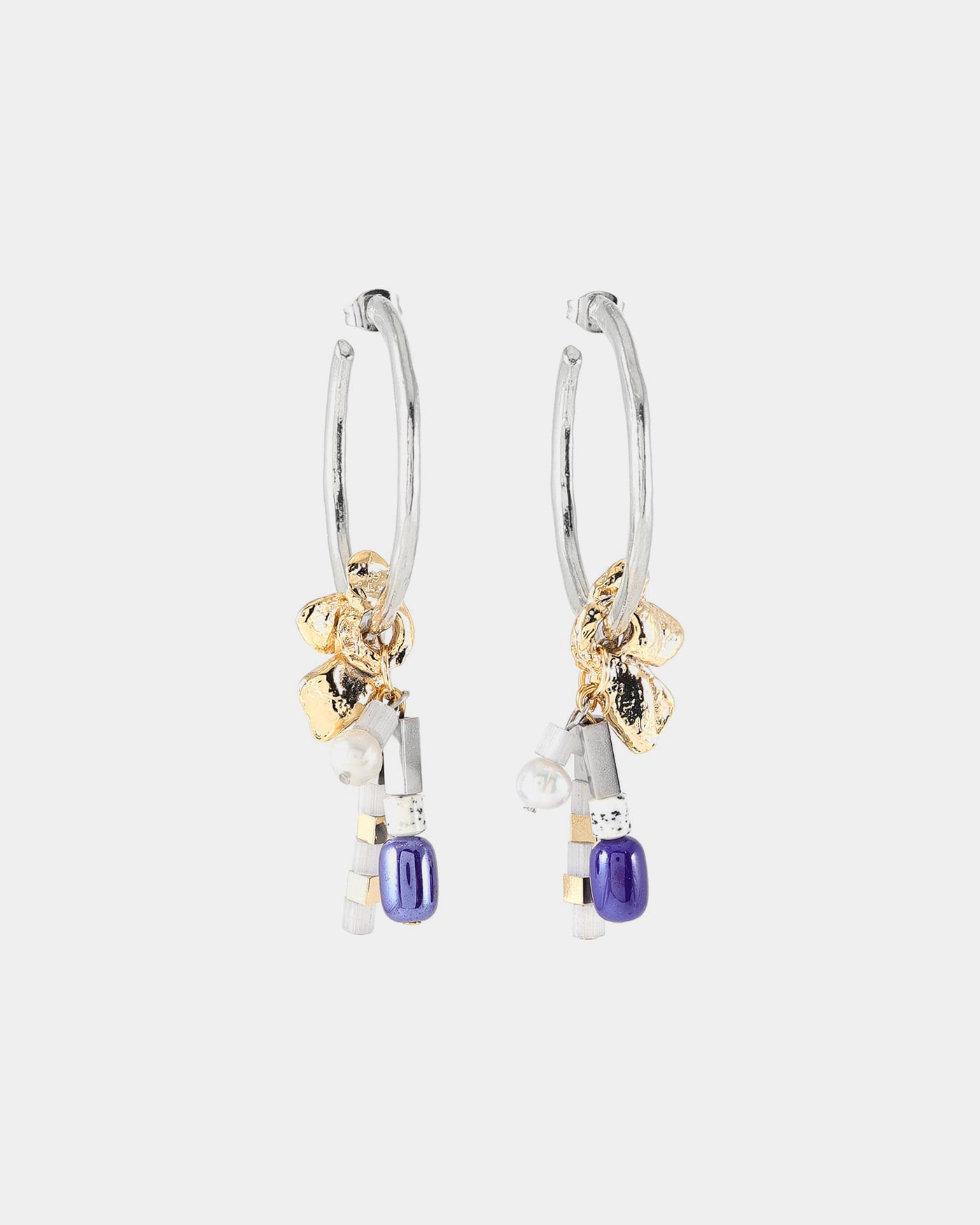 Boucles d'oreilles Yvelis Deux tons