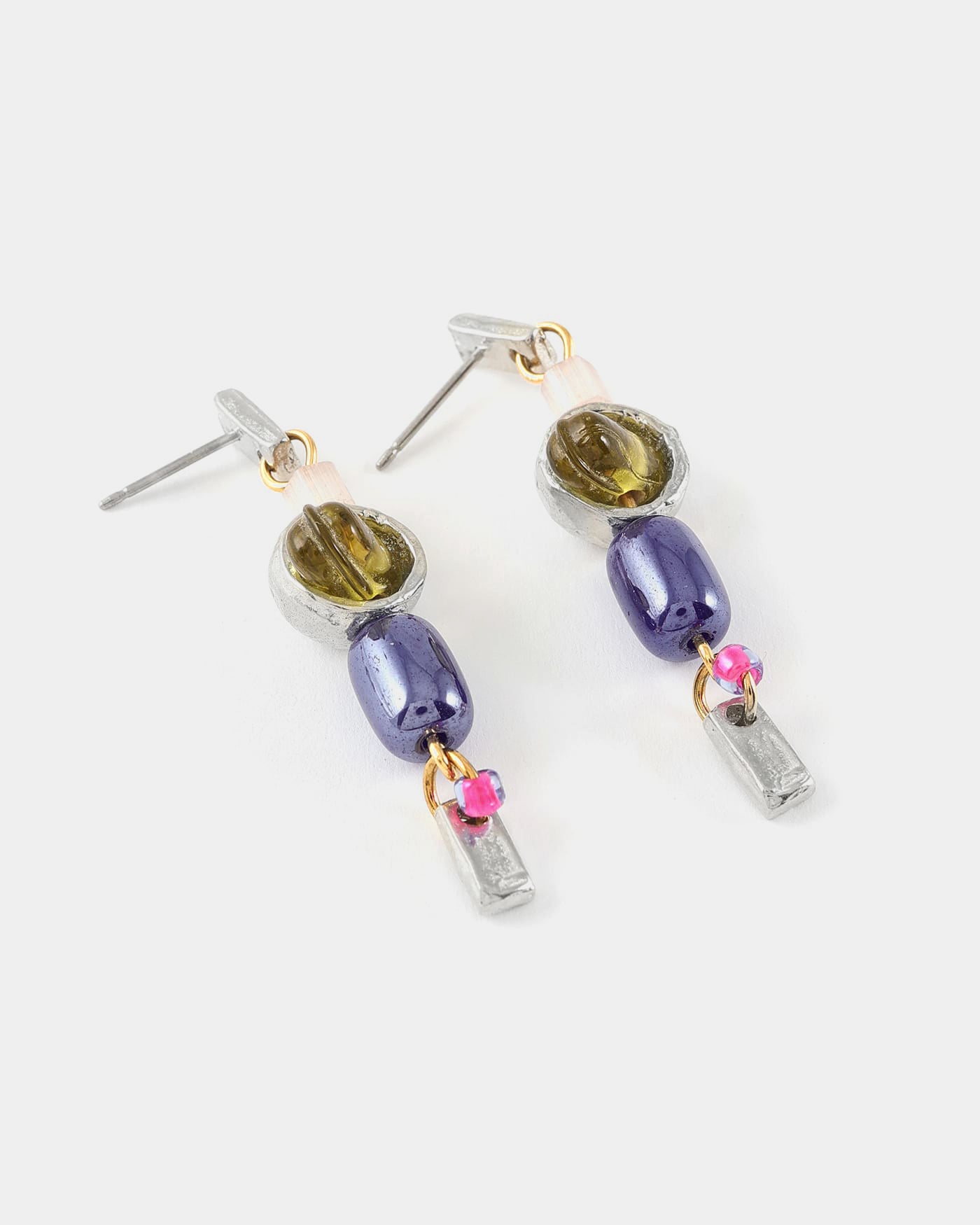 Fossula Two-tone Earrings