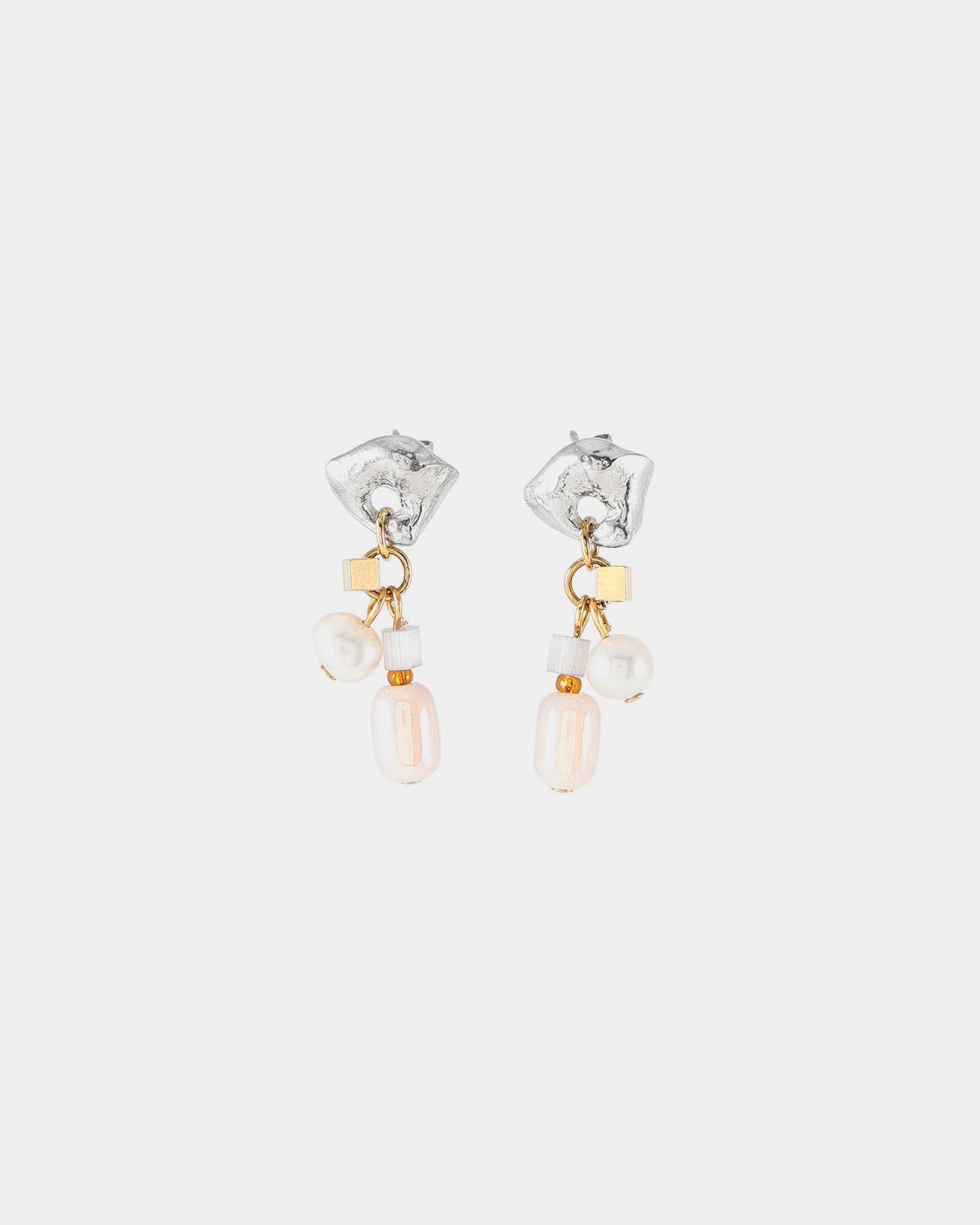 Fragma Two-tone Earrings