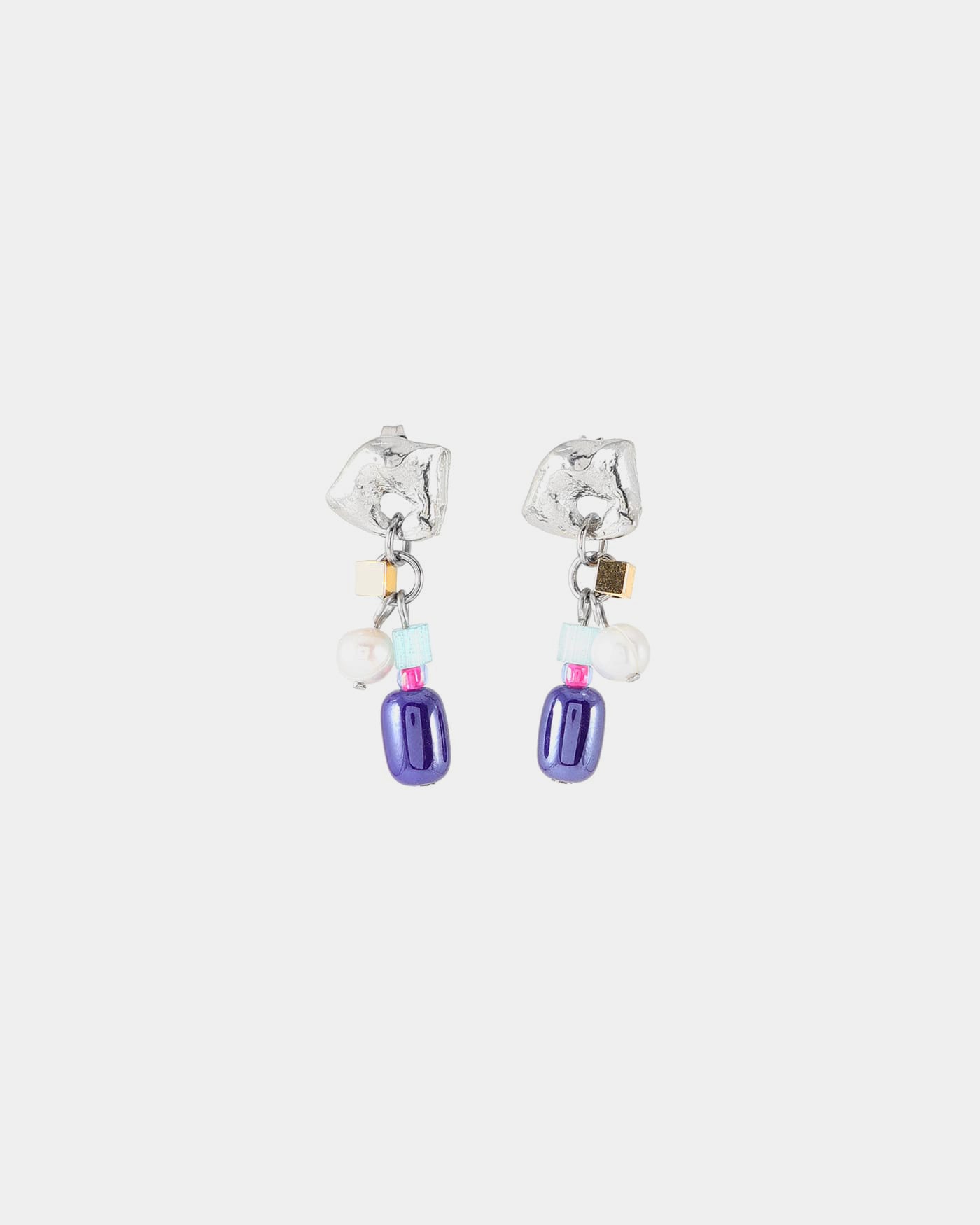 Fragma Two-tone Earrings