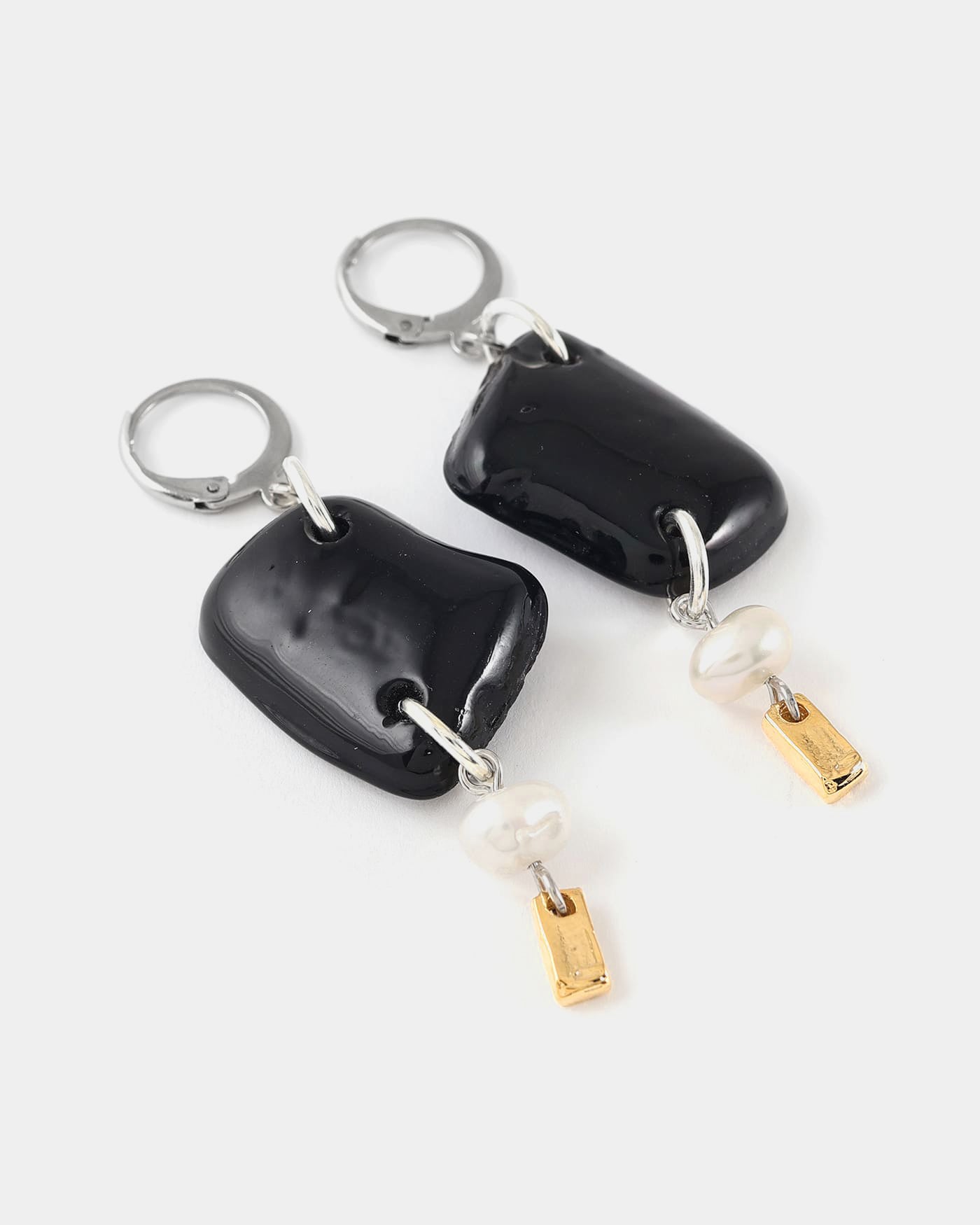 Boucles d'oreilles Moss Deux tons