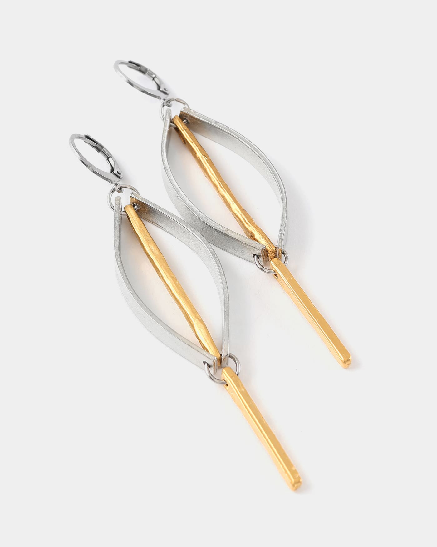 Boucles d'oreilles Yselo Deux tons