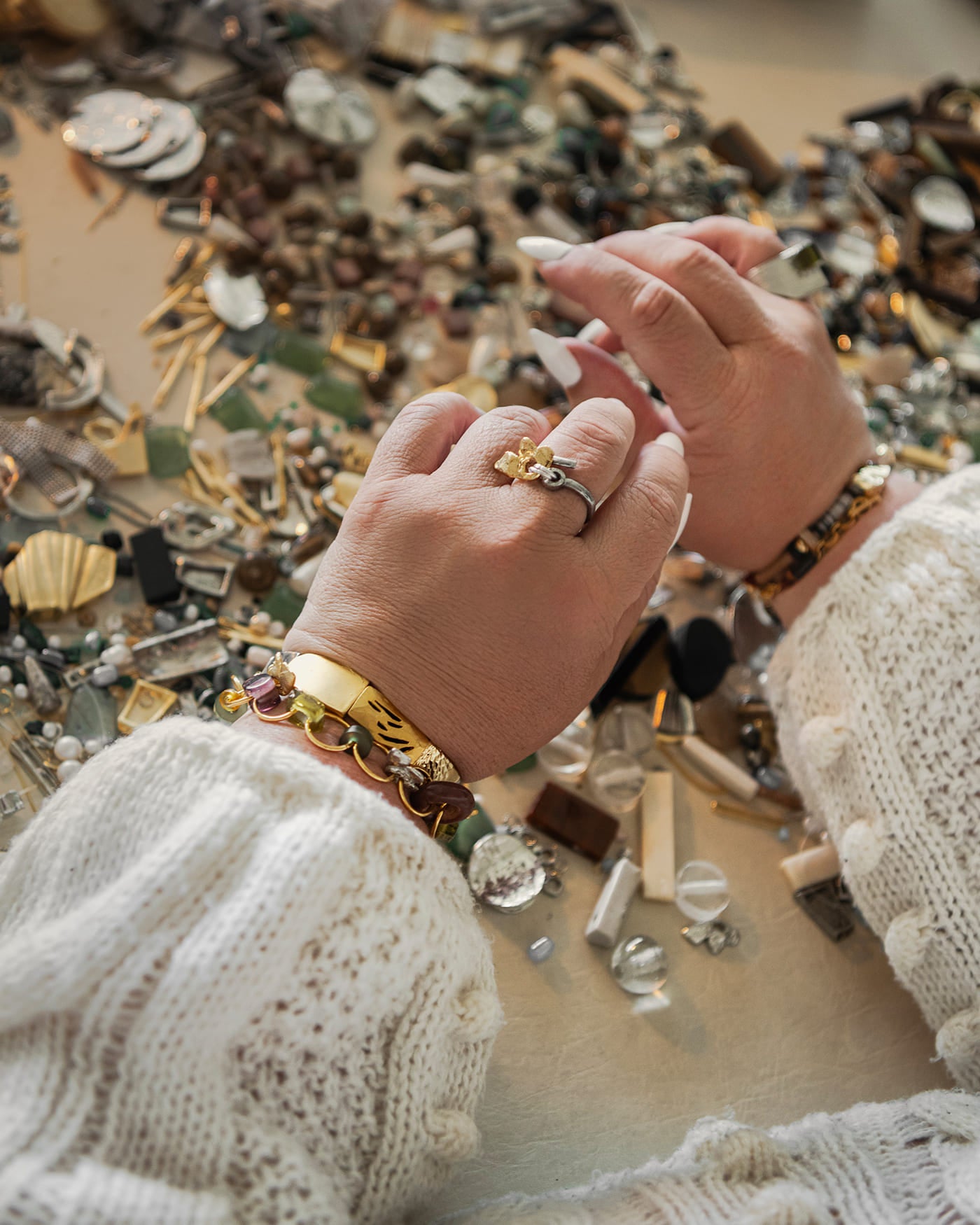 Bracelet Gallina Deux tons