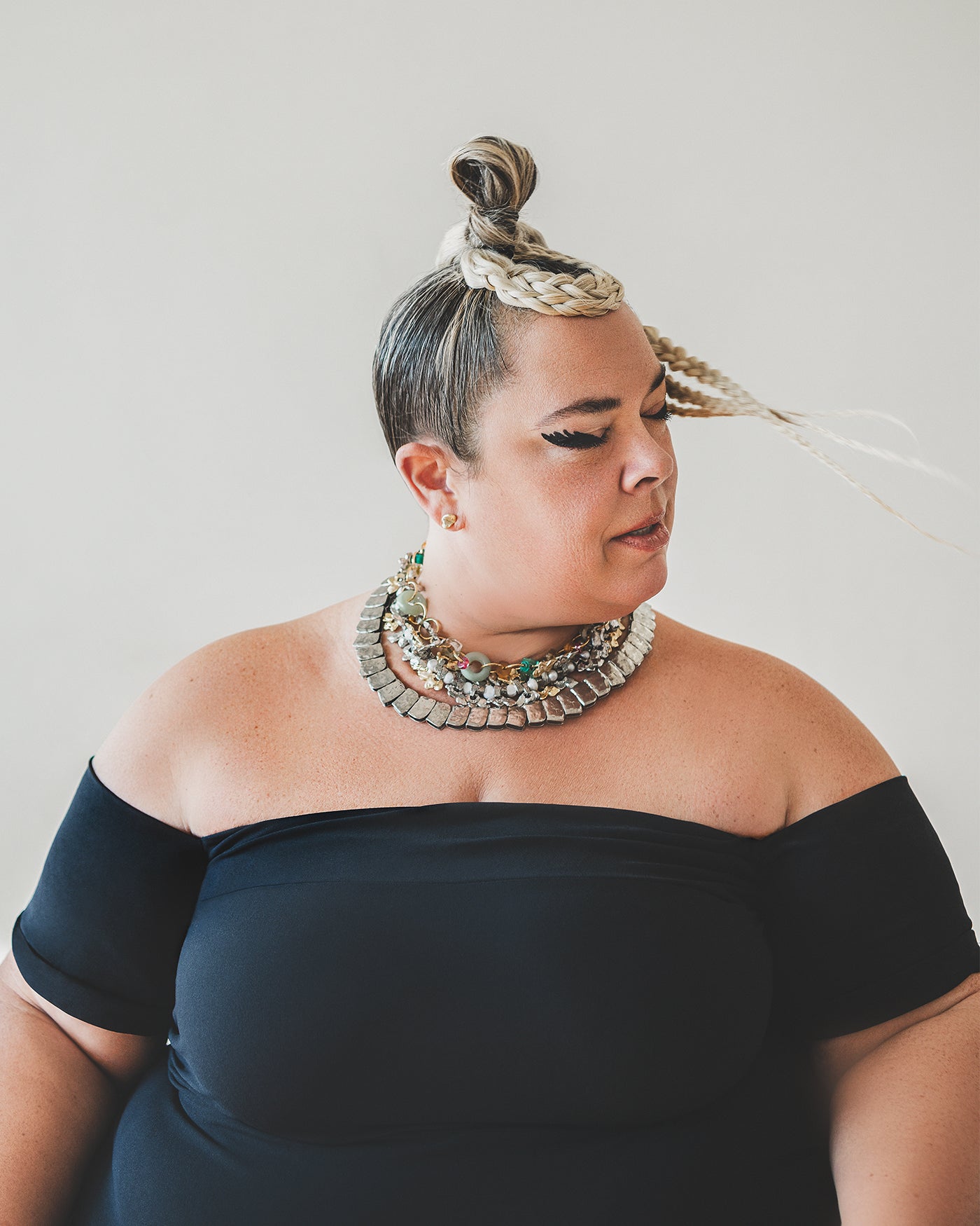 Polaris two-tone necklace