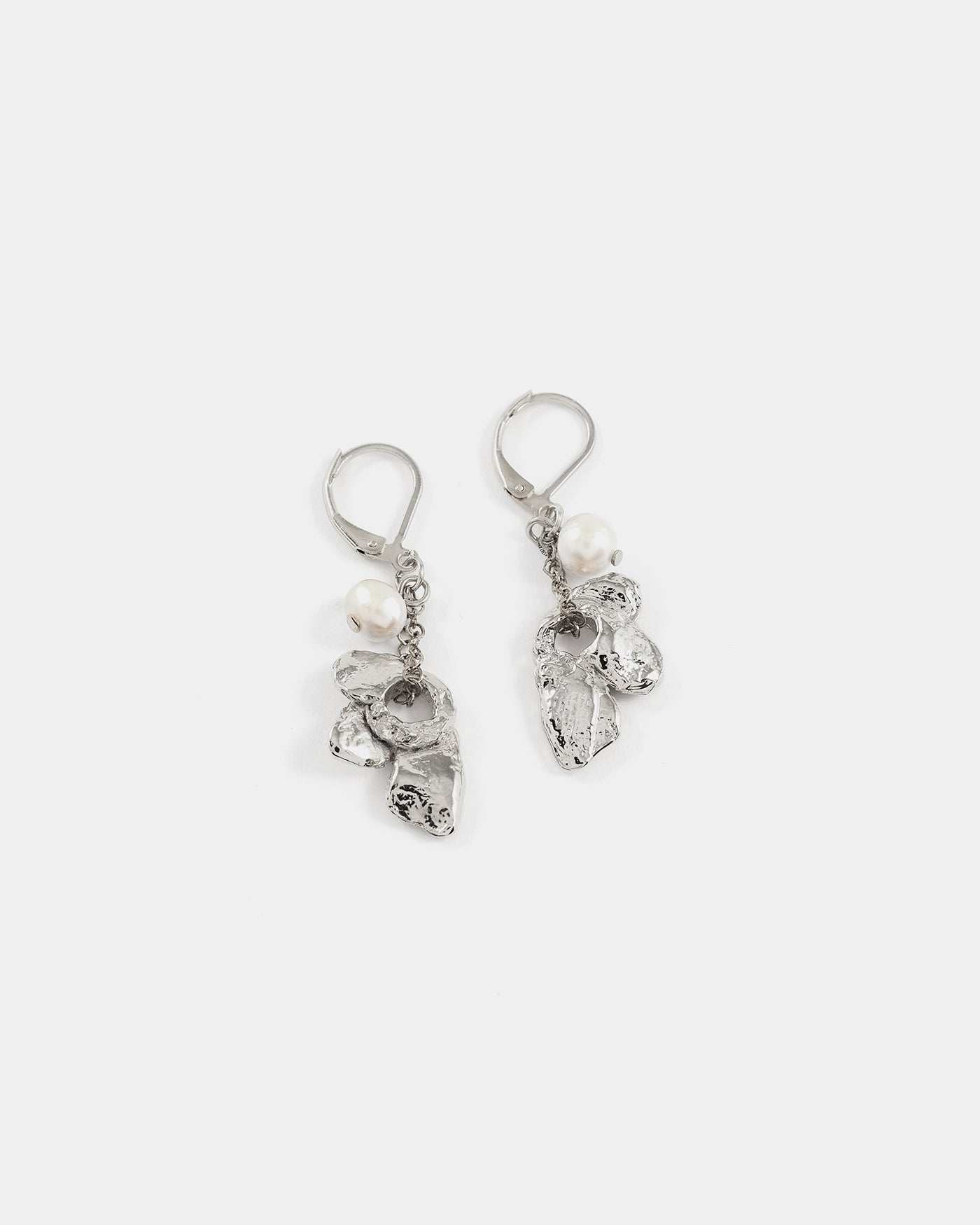 Boucles d'oreilles Muscida Argent