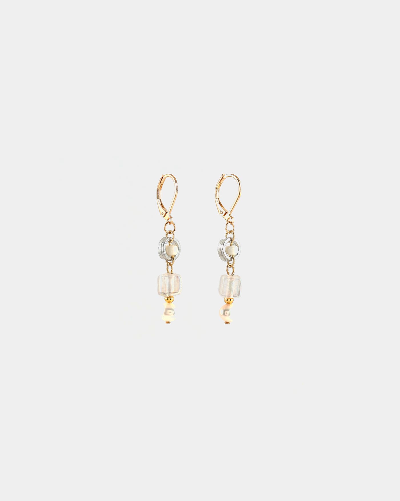 Fawaris two-tone earrings