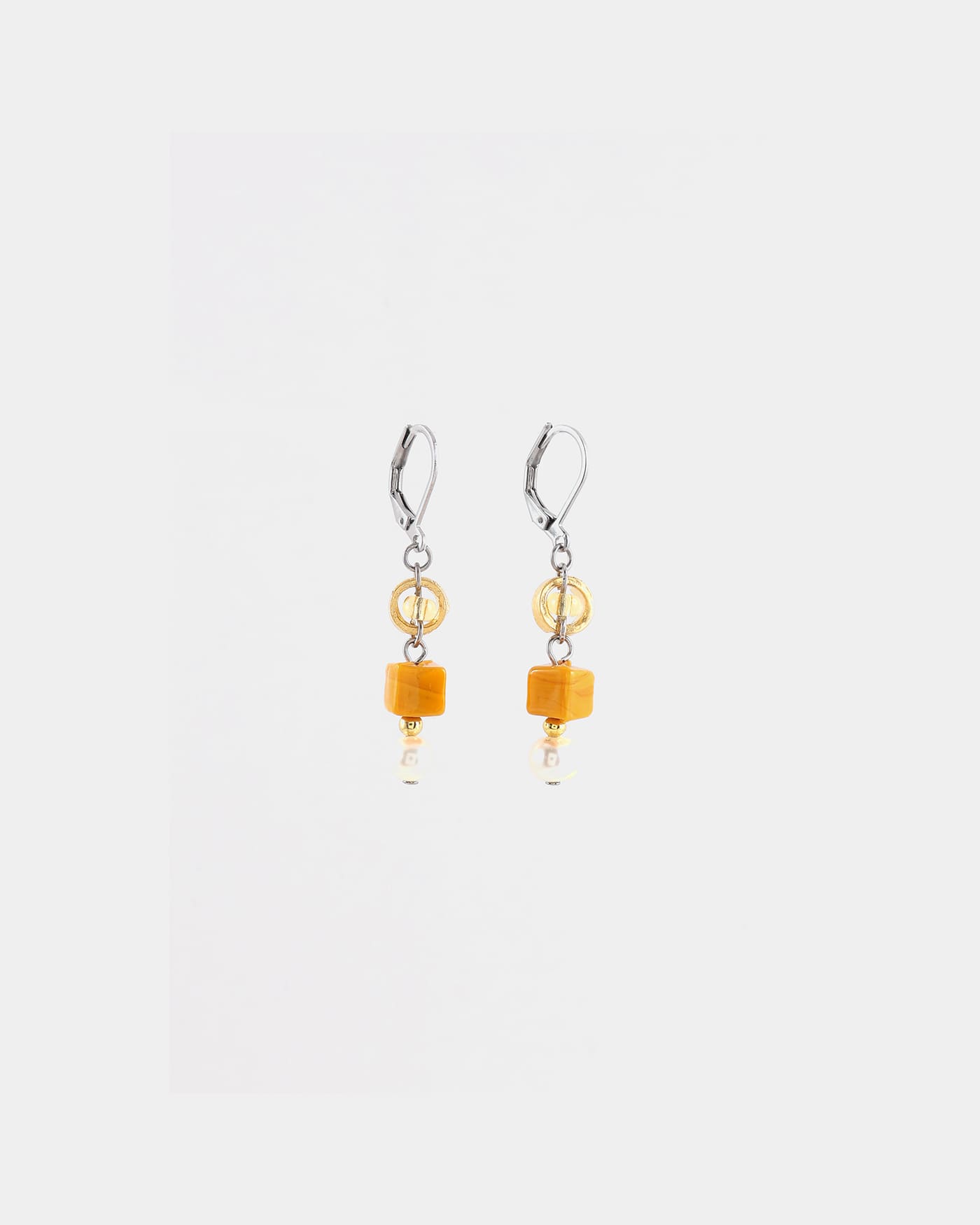 Fawaris two-tone earrings