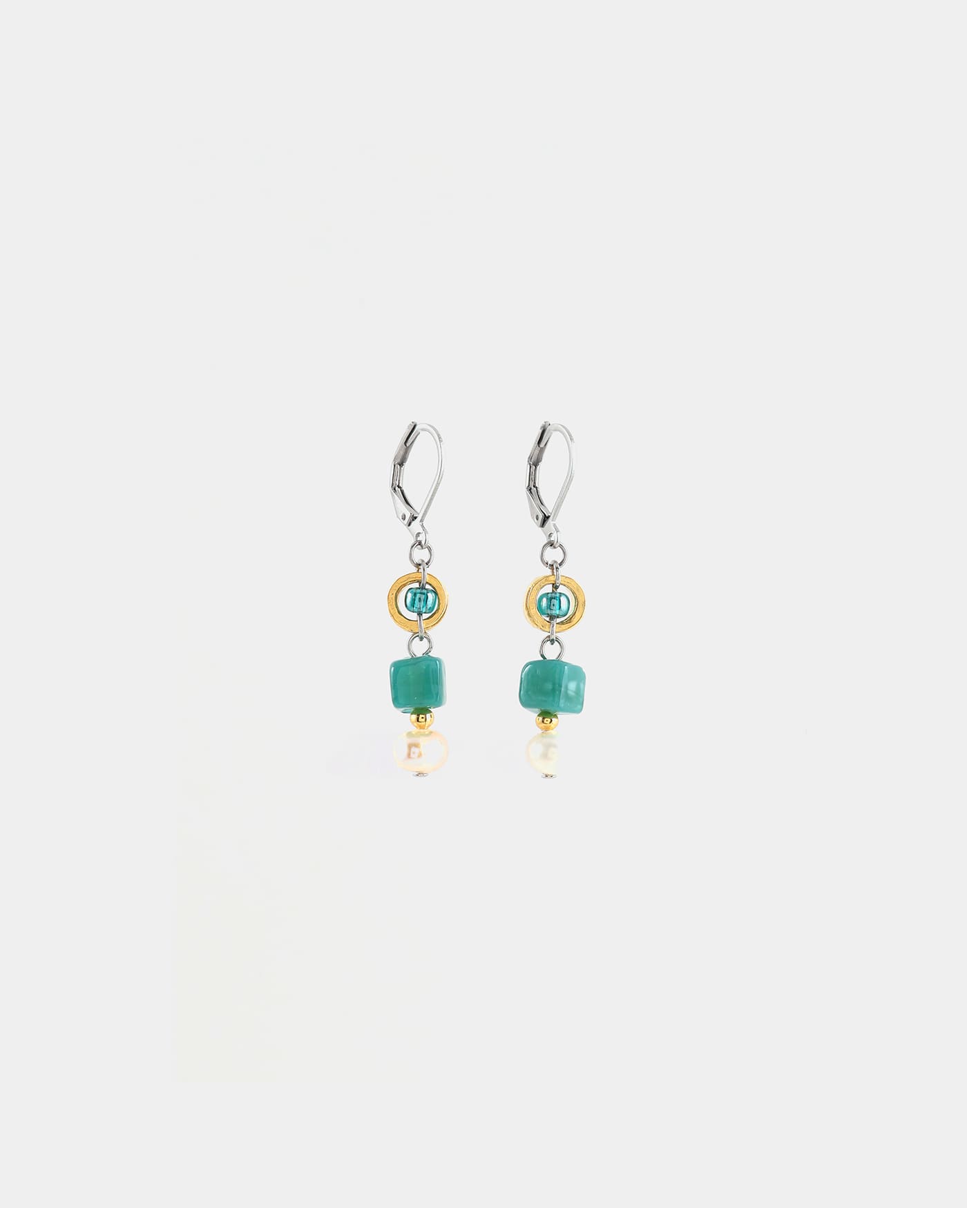 Fawaris two-tone earrings