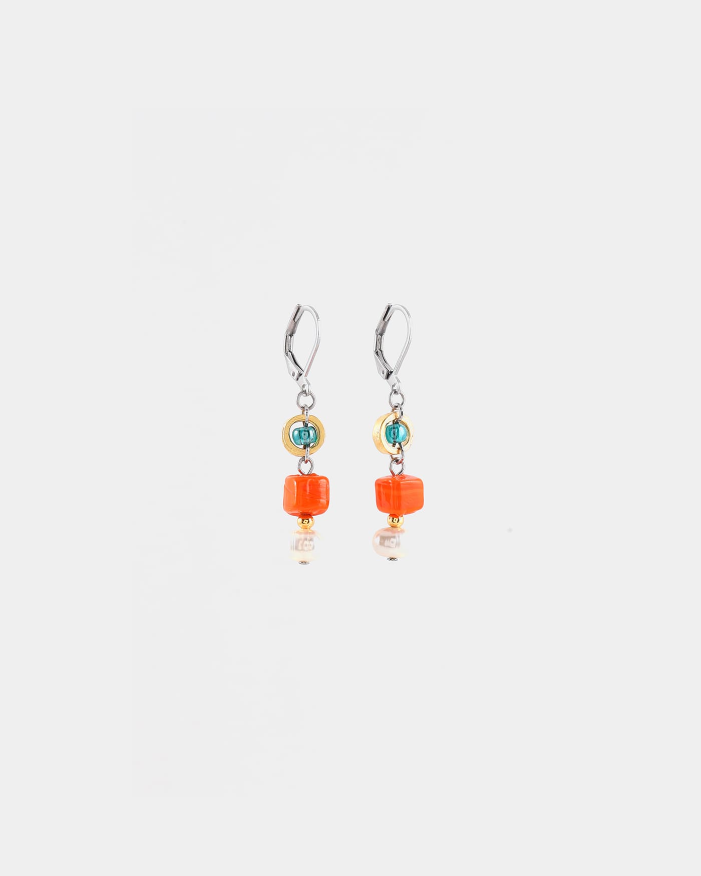 Fawaris two-tone earrings