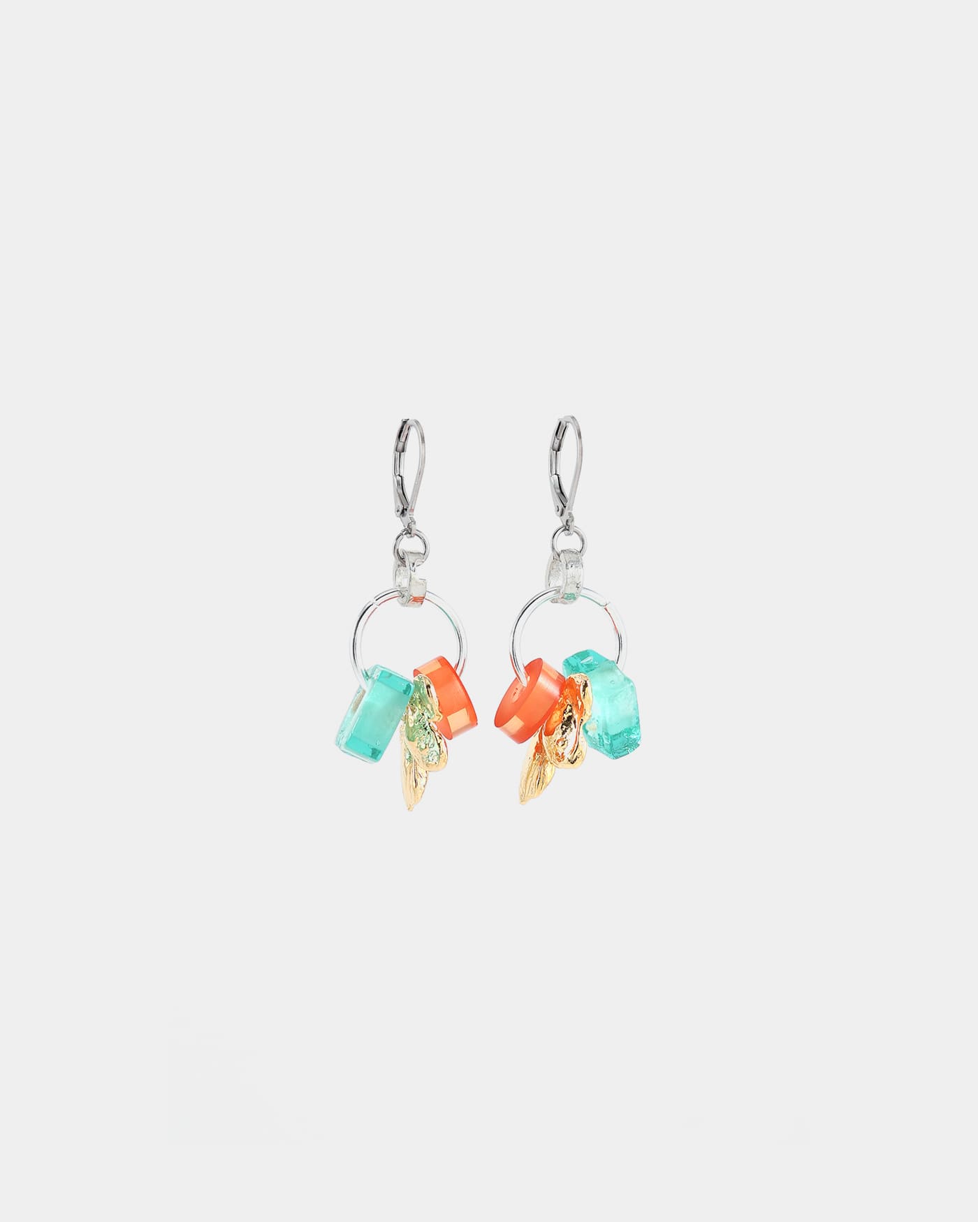 Boucles d'oreilles Naos Deux tons