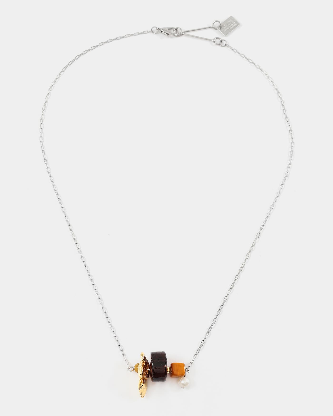 Cassiopée two-tone necklace