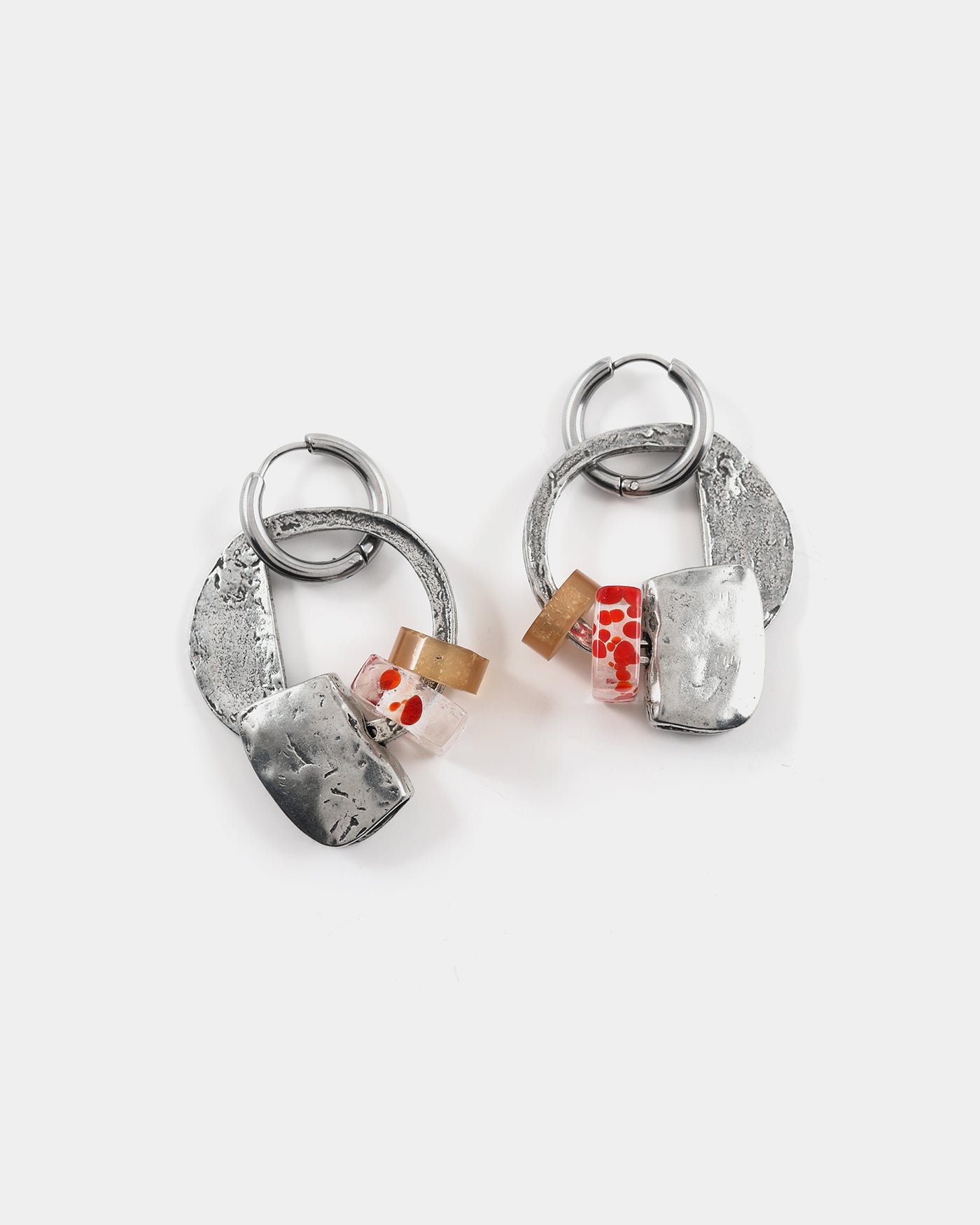 Scorpius silver earrings