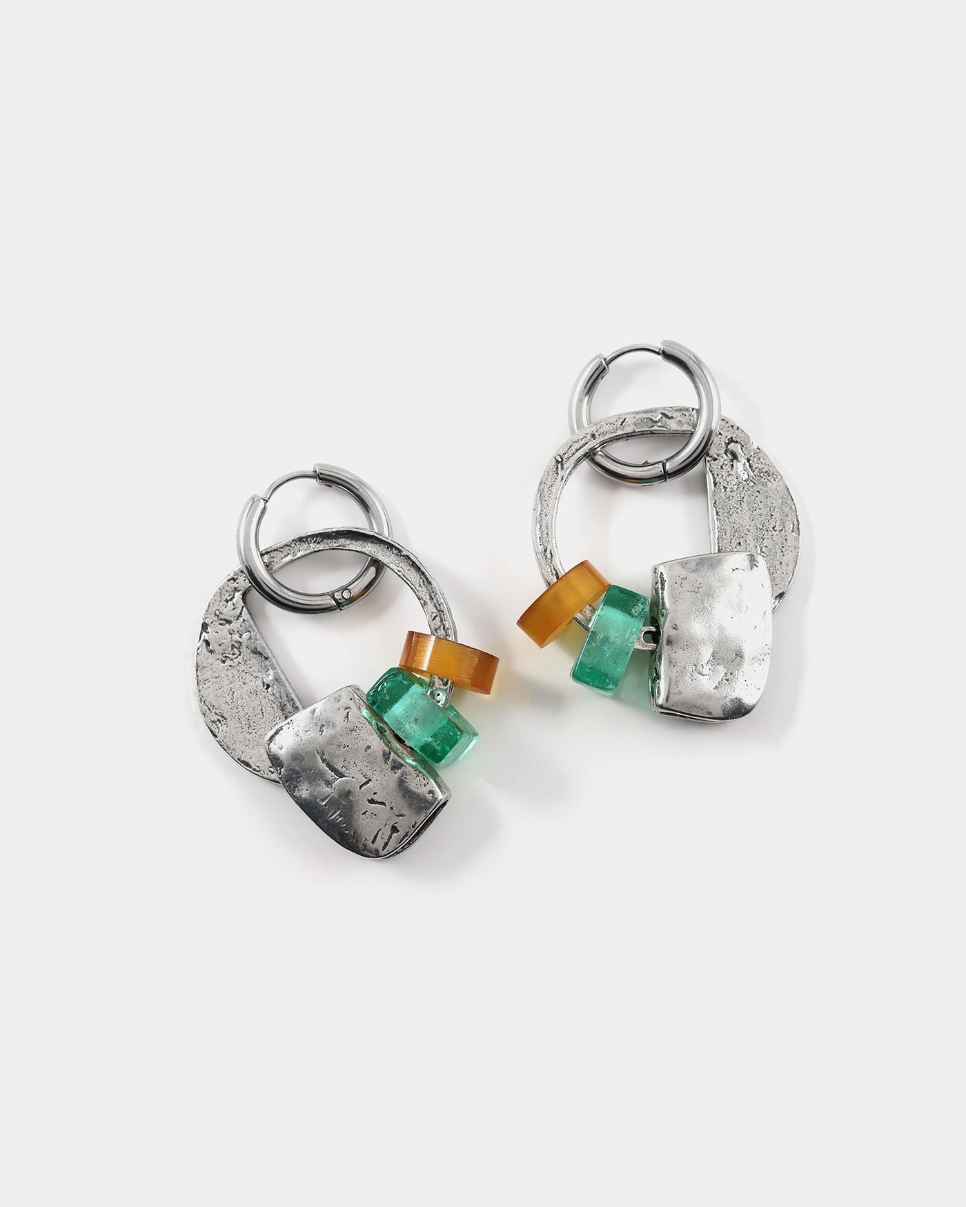 Scorpius silver earrings