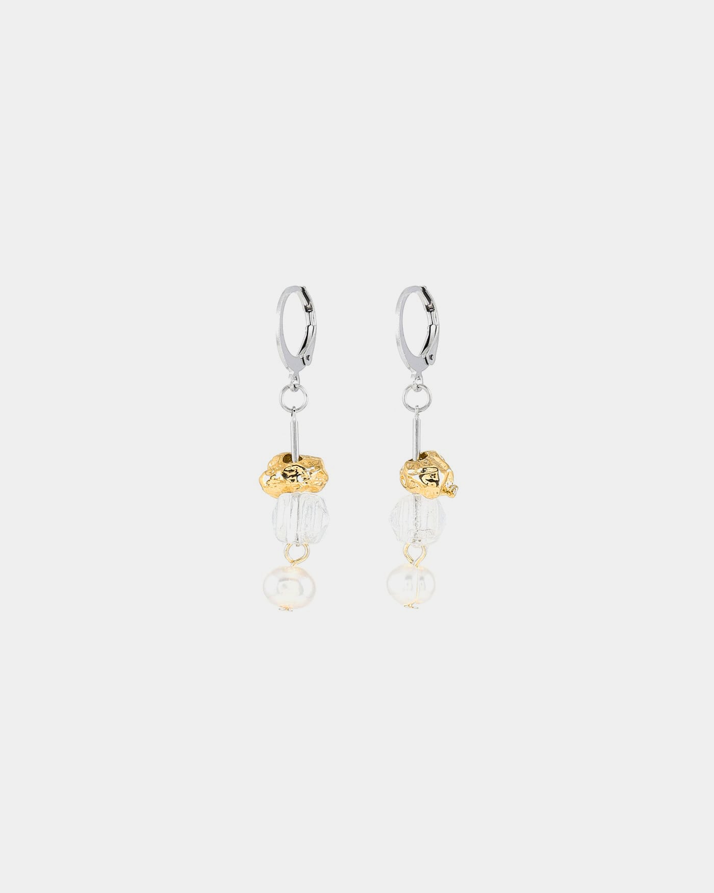 Boucles d'oreilles Maw Deux tons