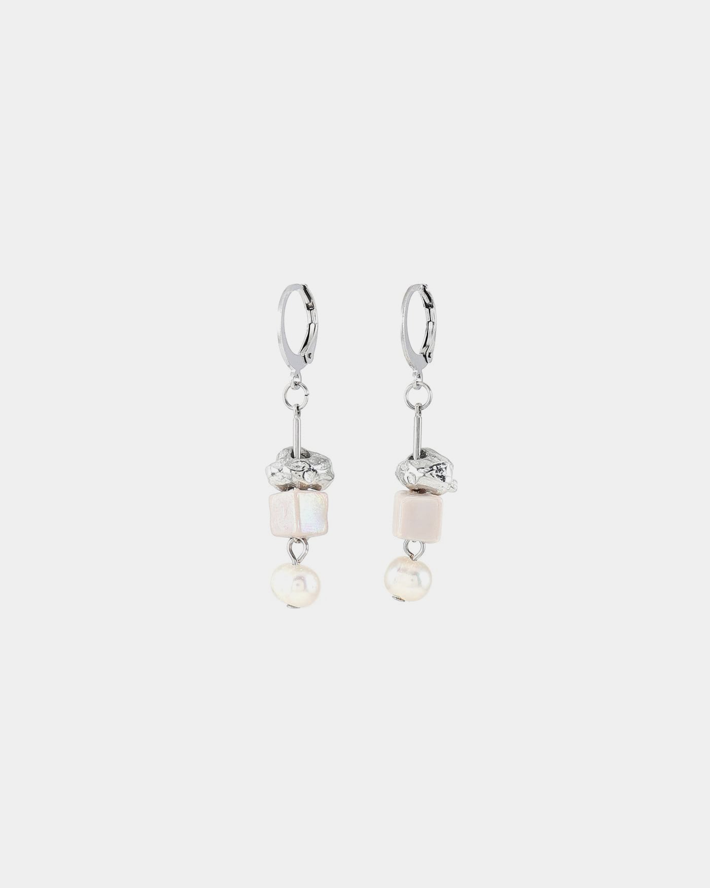 Boucles d'oreilles Maw Argent