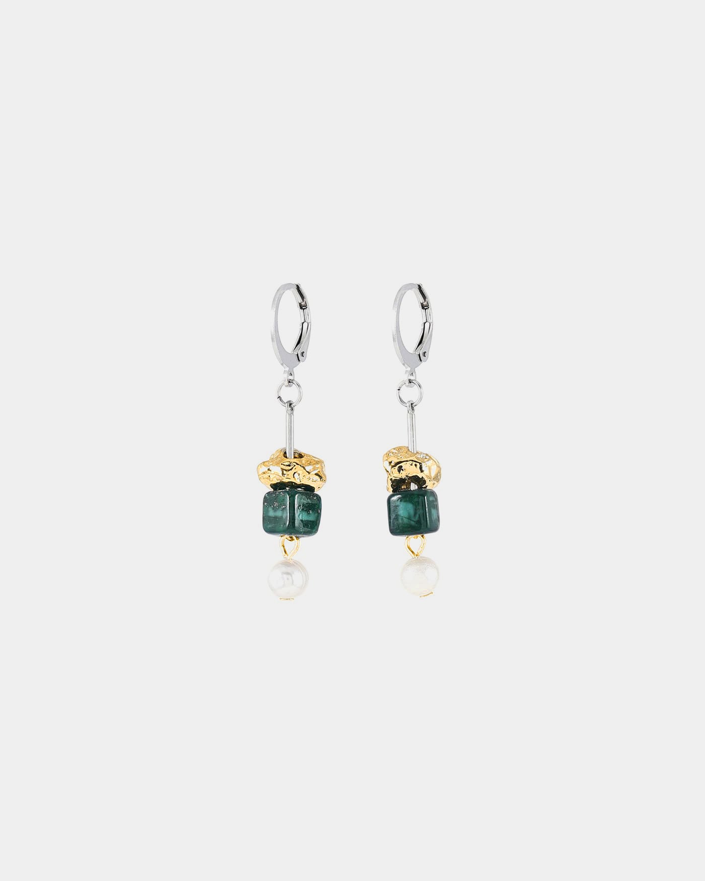 Boucles d'oreilles Maw Deux tons