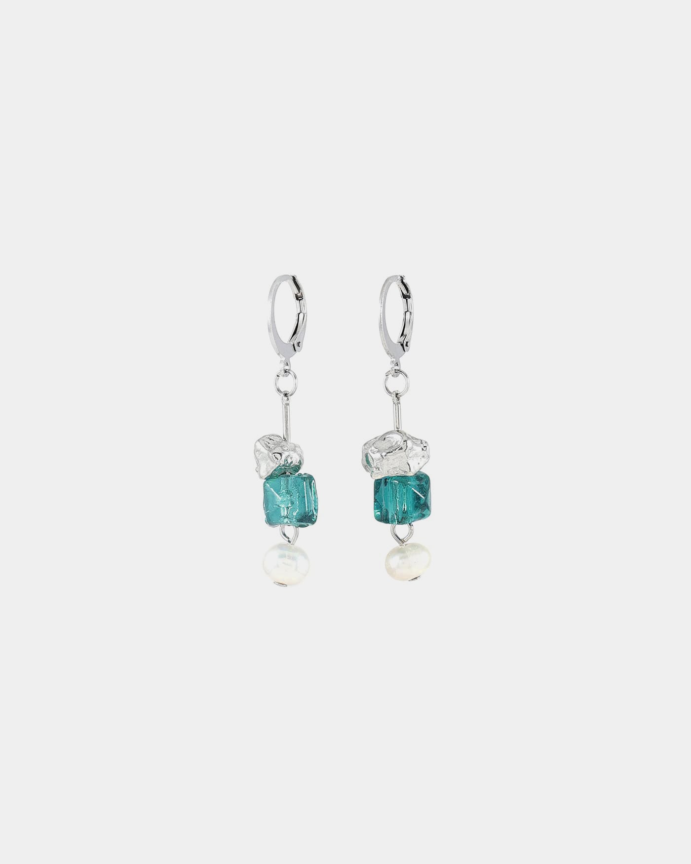 Boucles d'oreilles Maw Argent