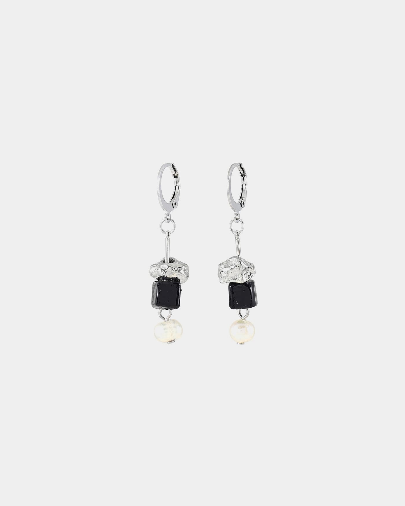 Boucles d'oreilles Maw Argent