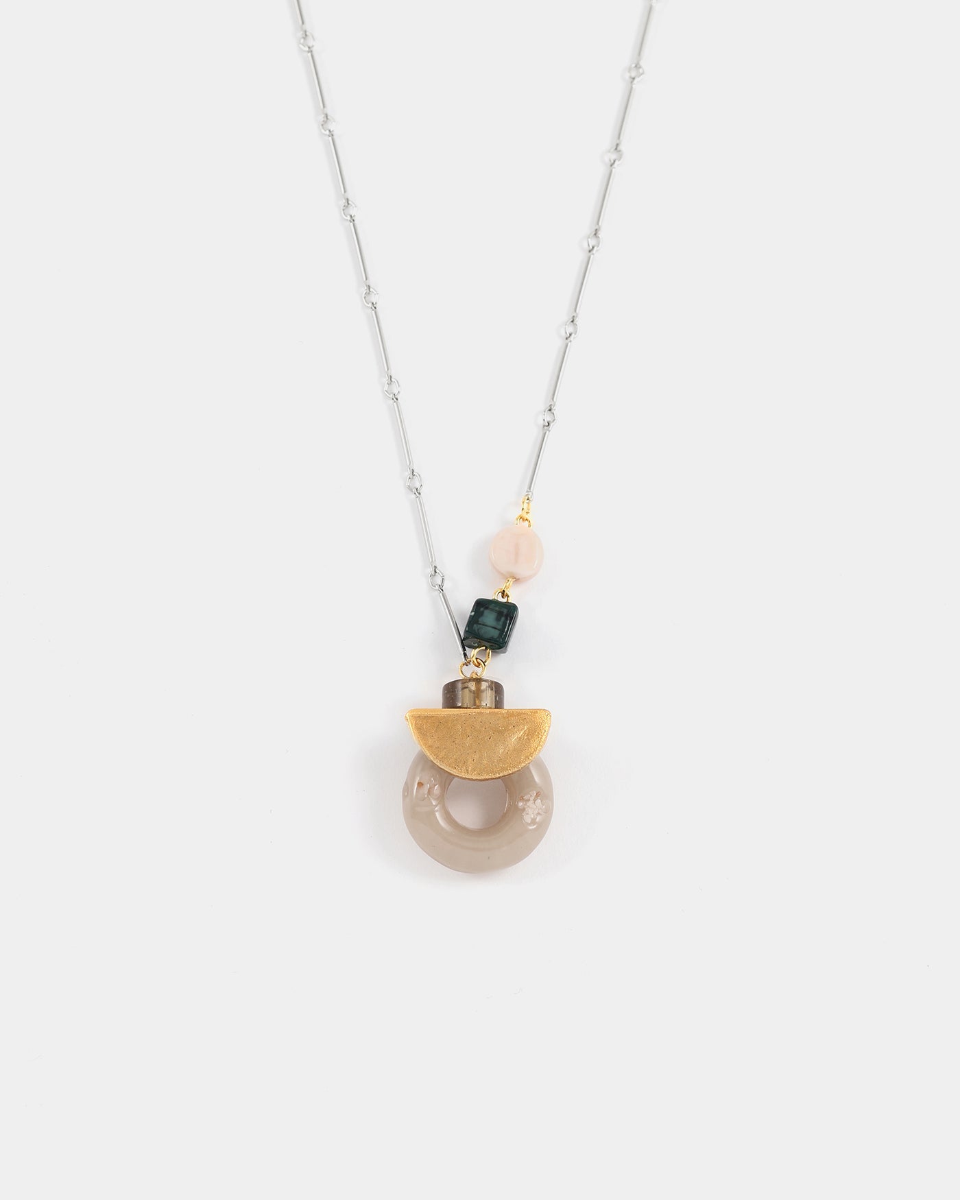 Elowen two-tone necklace