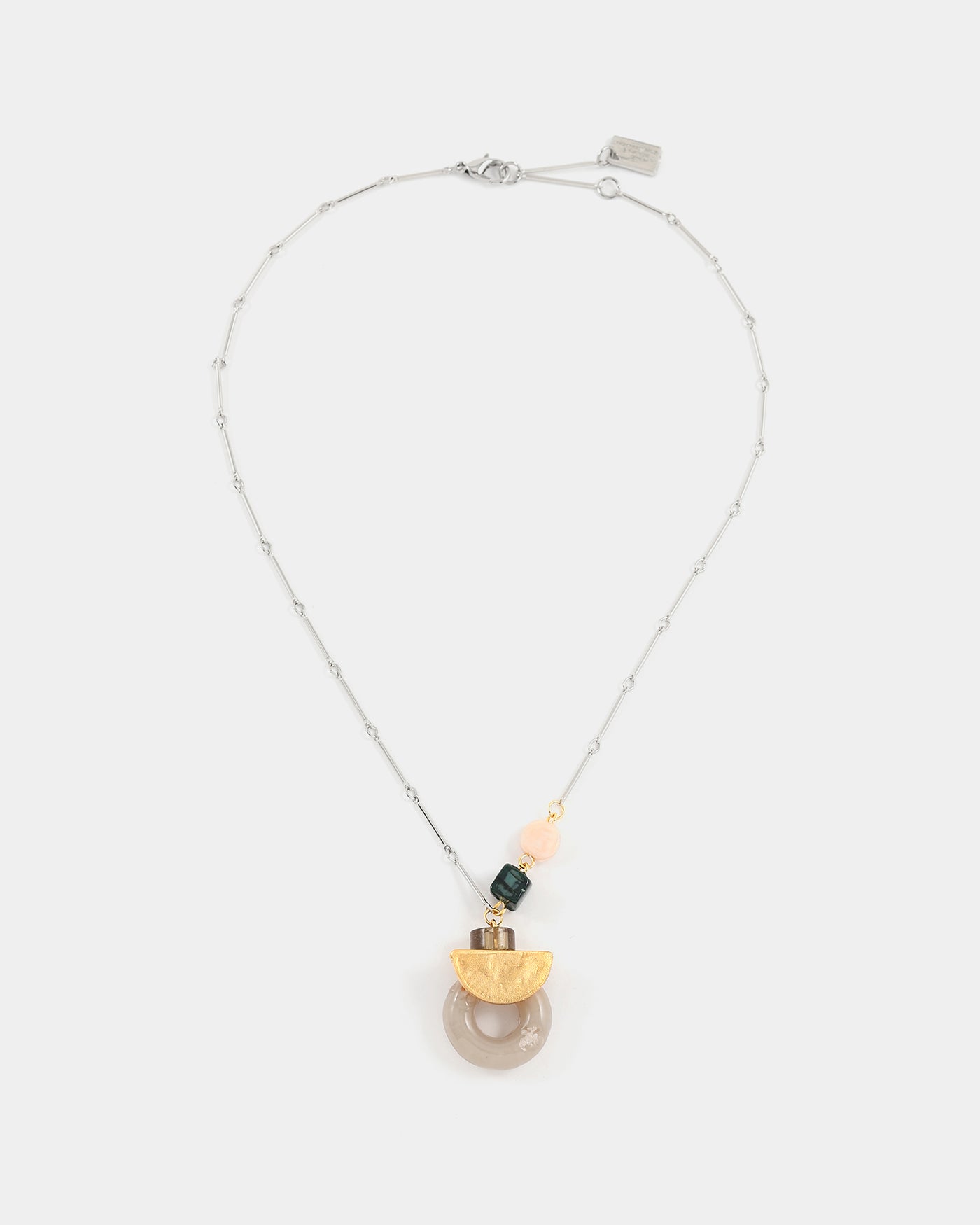 Elowen two-tone necklace