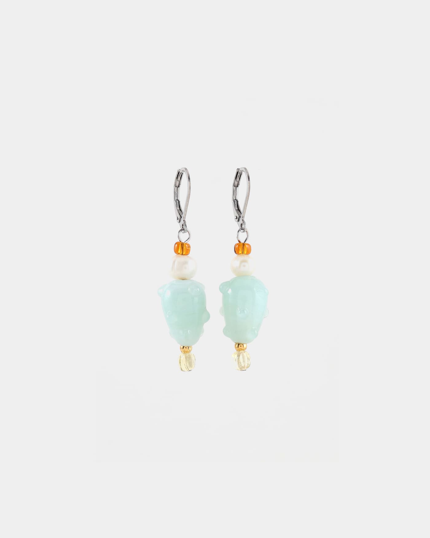 Boucles d'oreilles Fayla Deux tons