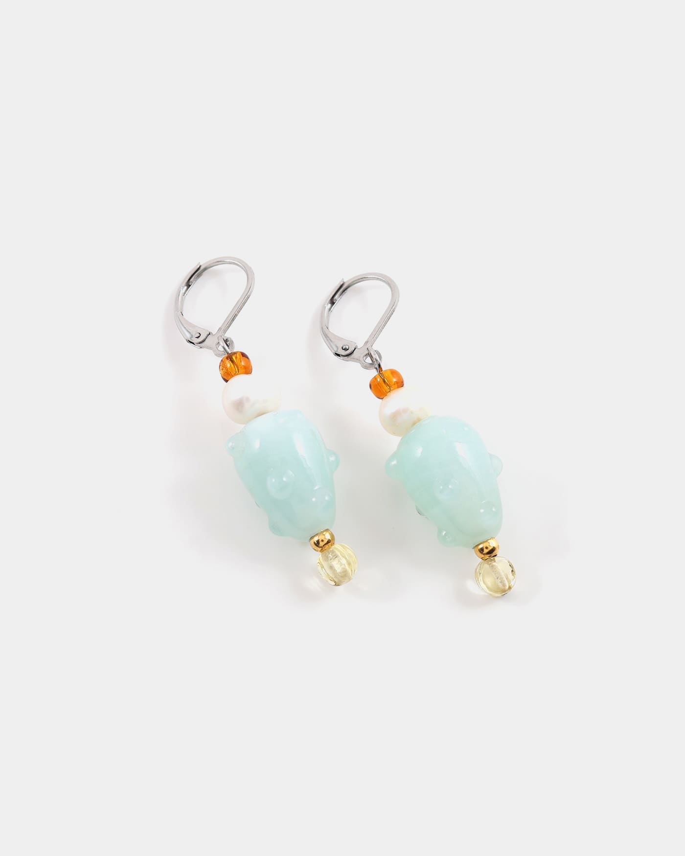 Boucles d'oreilles Fayla Deux tons