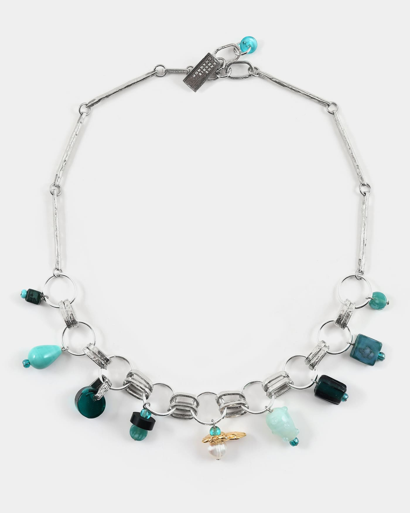 Tiaki two-tone necklace