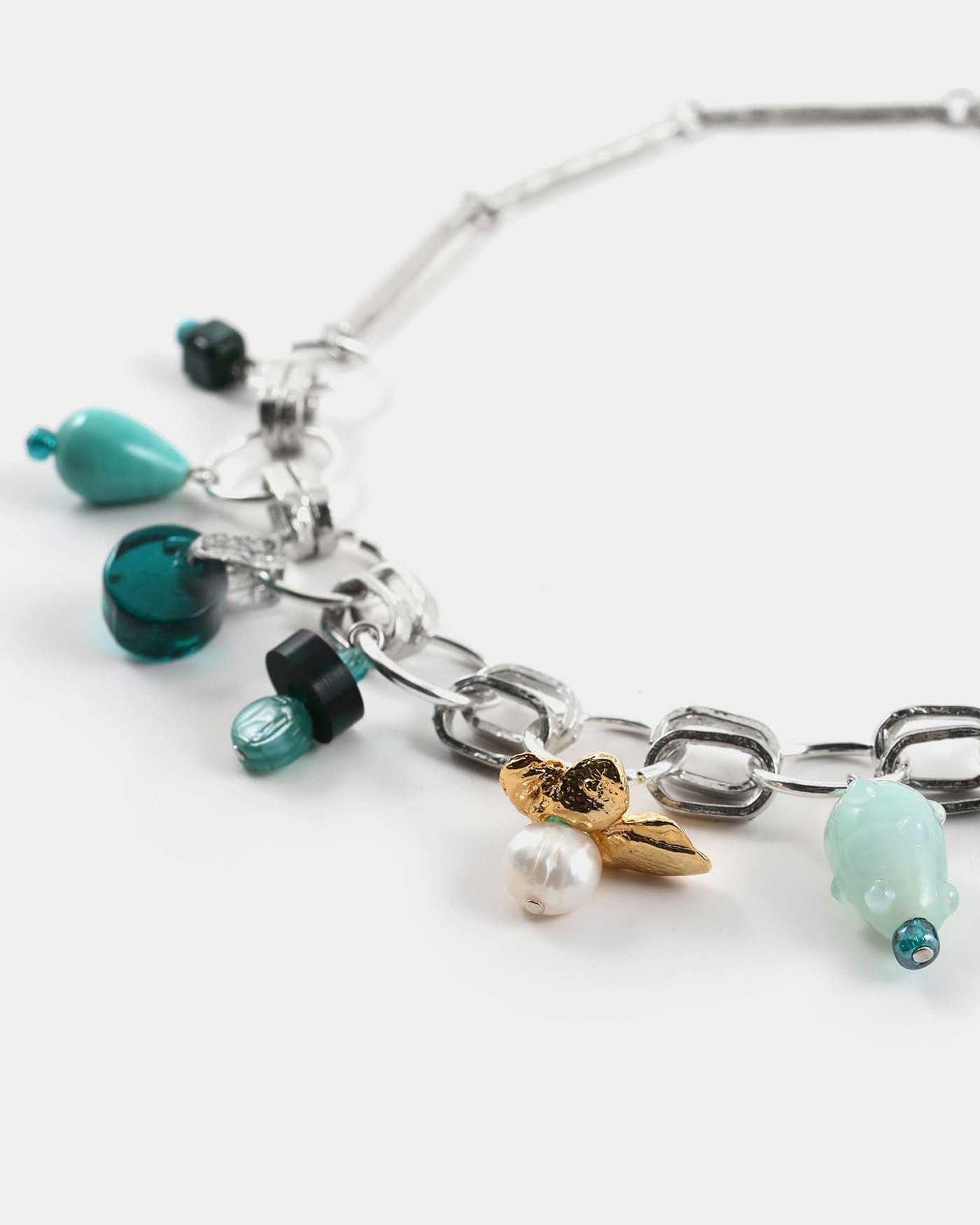Tiaki two-tone necklace